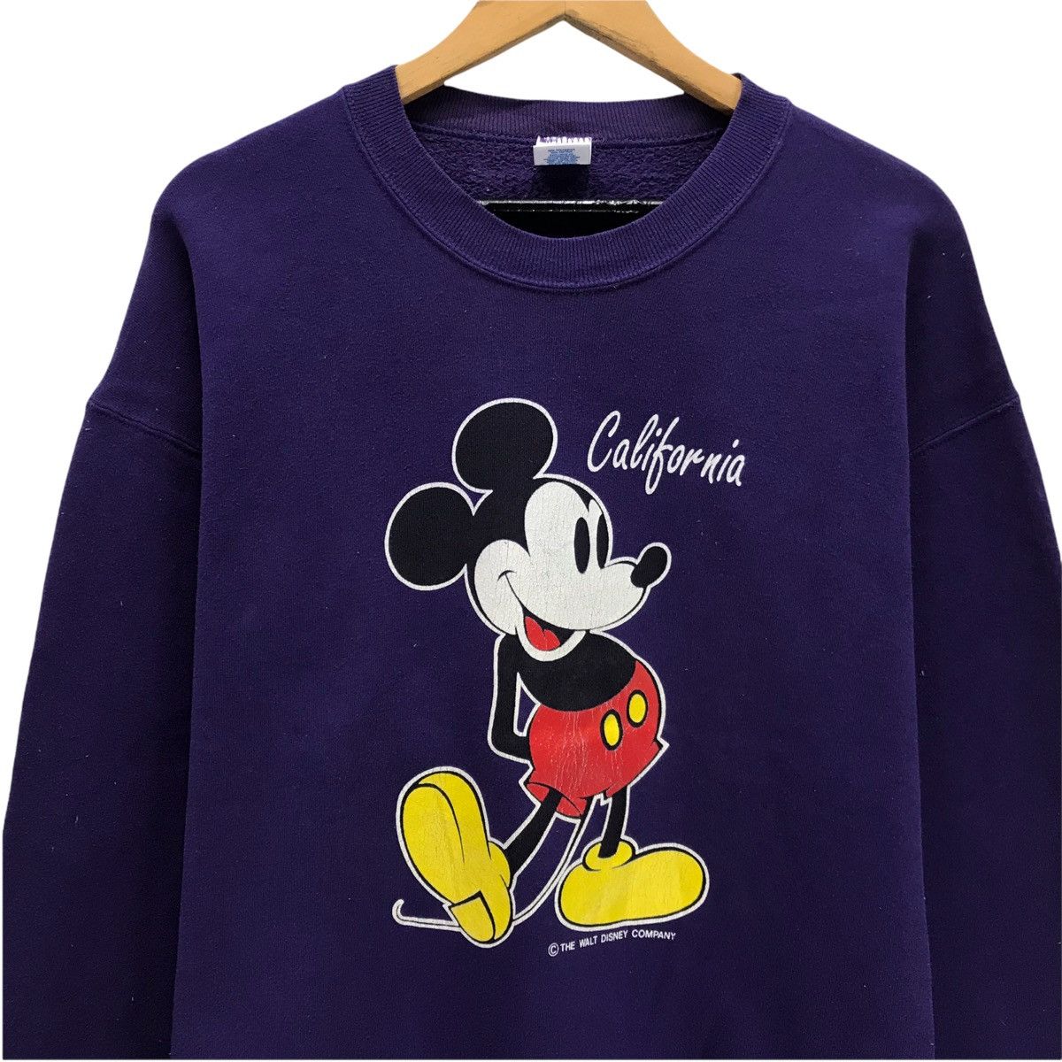 Mickey Mouse × Vintage Vintage 90’s Disney Mickey Mouse Sweatshirt Size US M / EU 48-50 / 2 - 2 Thumbnail