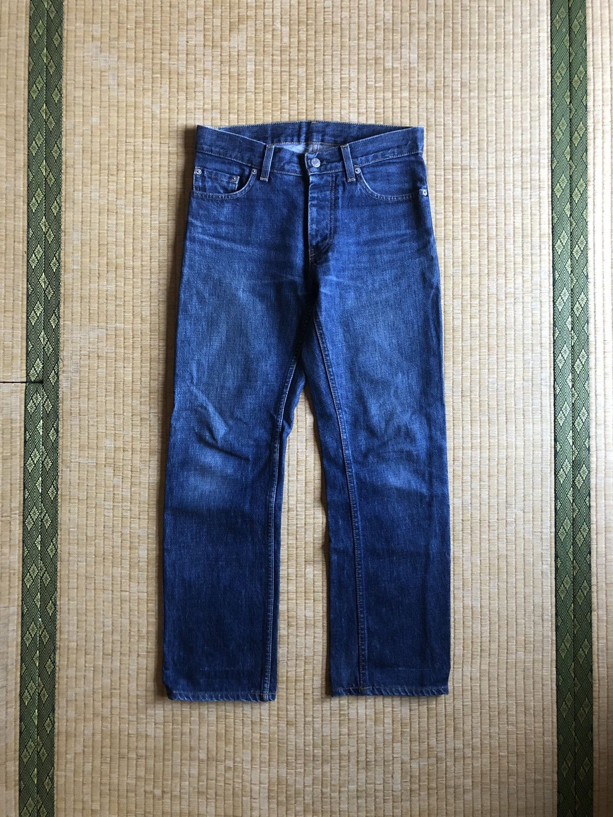 Helmut Lang GRAIL🔥OG Helmut Lang 1999 Classic Raw Denim Cut Size US 28 / EU 44 - 1 Thumbnail