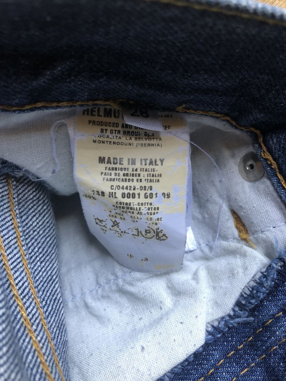 Helmut Lang GRAIL🔥OG Helmut Lang 1999 Classic Raw Denim Cut Size US 28 / EU 44 - 5 Thumbnail