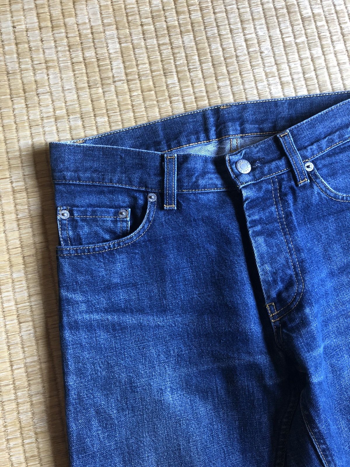 Helmut Lang GRAIL🔥OG Helmut Lang 1999 Classic Raw Denim Cut Size US 28 / EU 44 - 3 Thumbnail