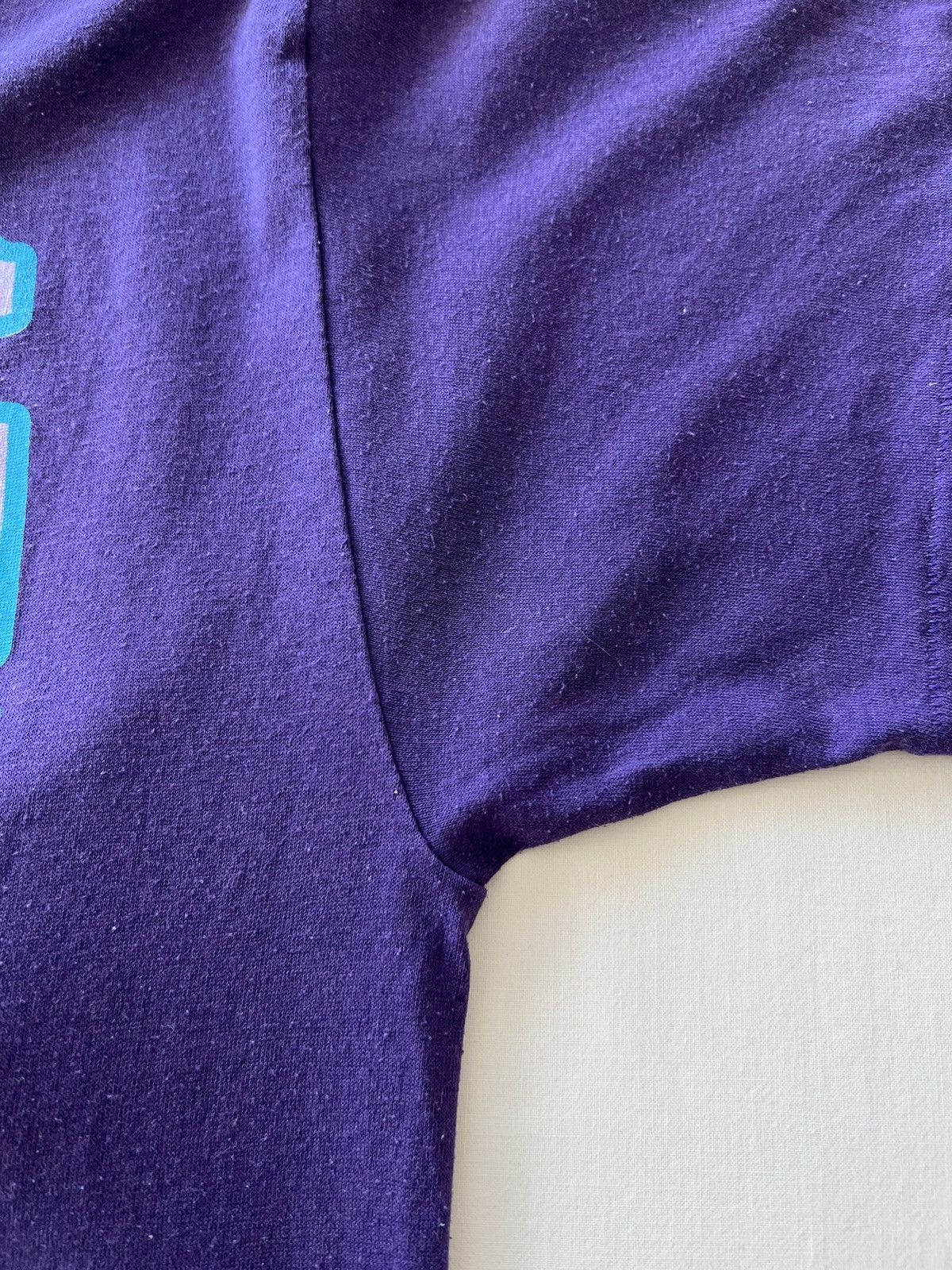 Disney Vintage 90s Disney Mickey Mouse Purple Tee (Beauty Beast) Size US L / EU 52-54 / 3 - 12 Thumbnail