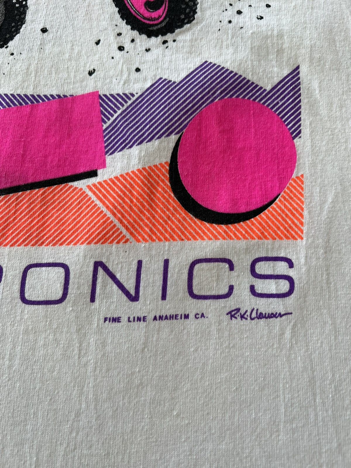 Band Tees Vintage 90s Team Novak Electronics Racing White Tee Size US L / EU 52-54 / 3 - 9 Thumbnail