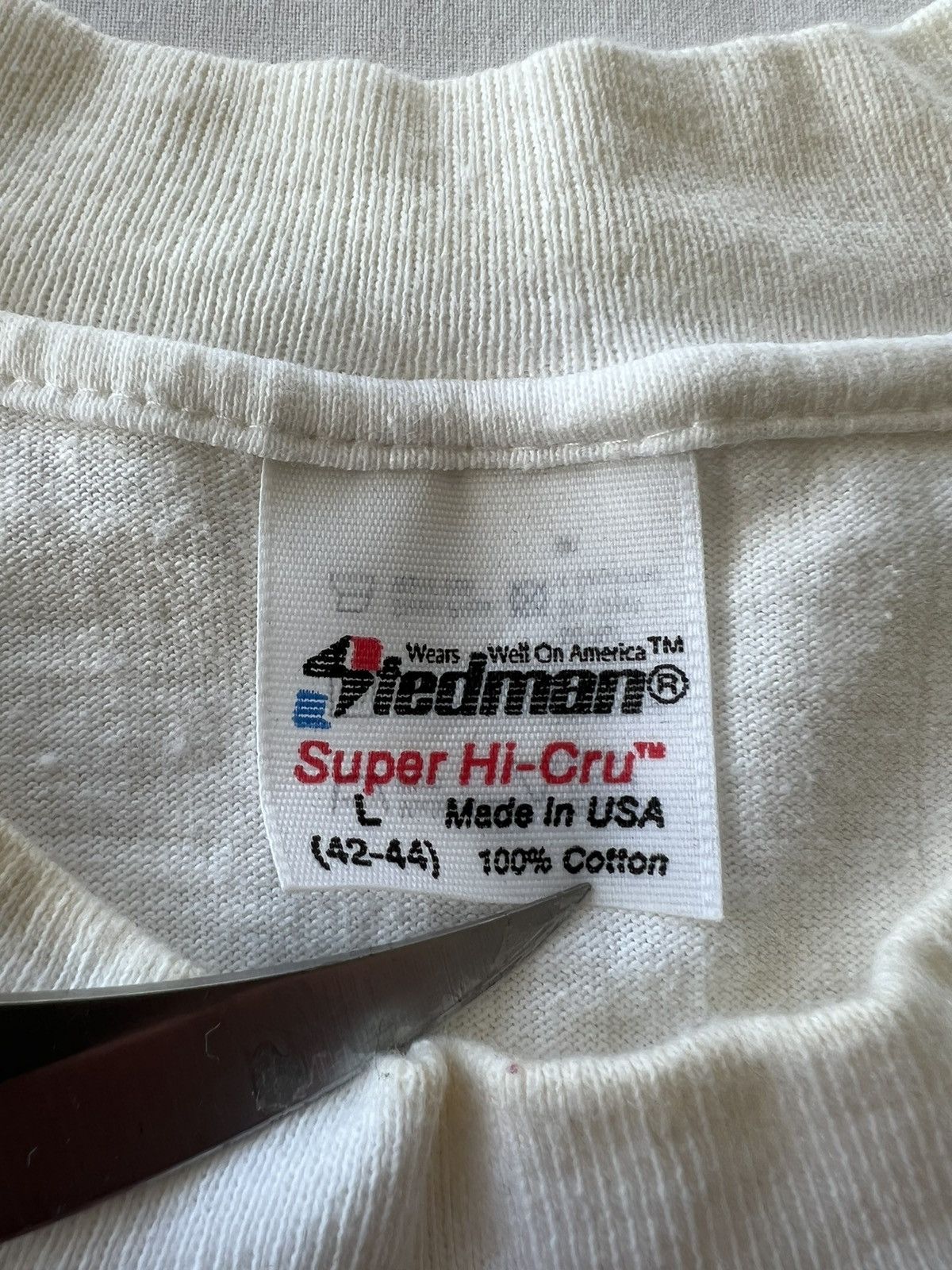 Band Tees Vintage 90s Team Novak Electronics Racing White Tee Size US L / EU 52-54 / 3 - 15 Thumbnail