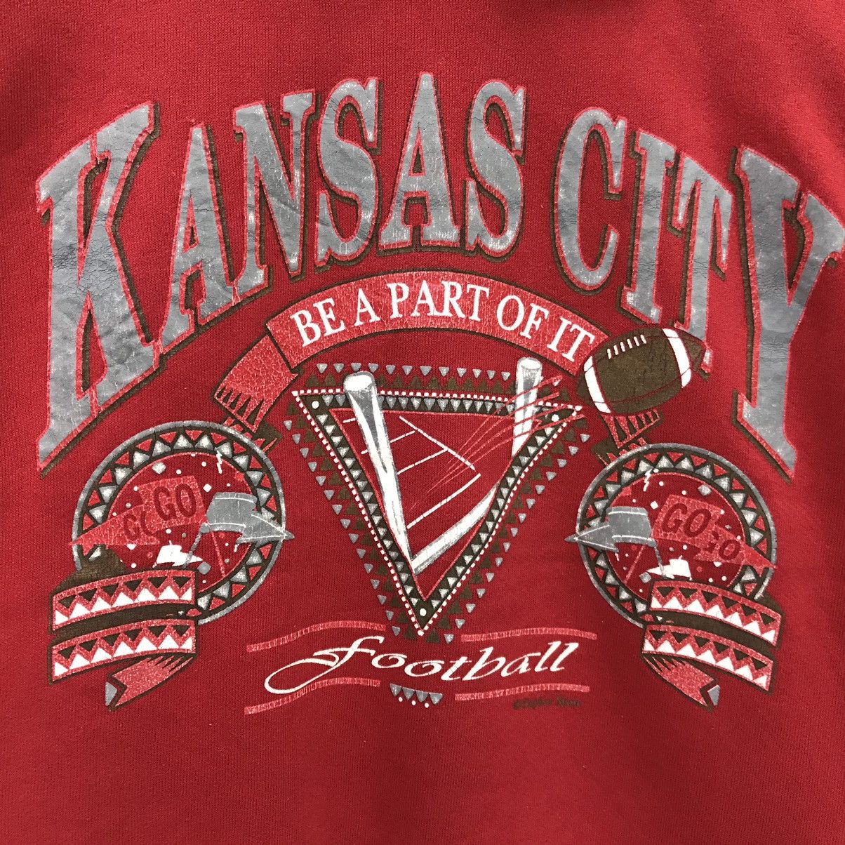 Vintage Vintage Gopher Sports Sweatshirt Kansas City Football Size US L / EU 52-54 / 3 - 2 Thumbnail