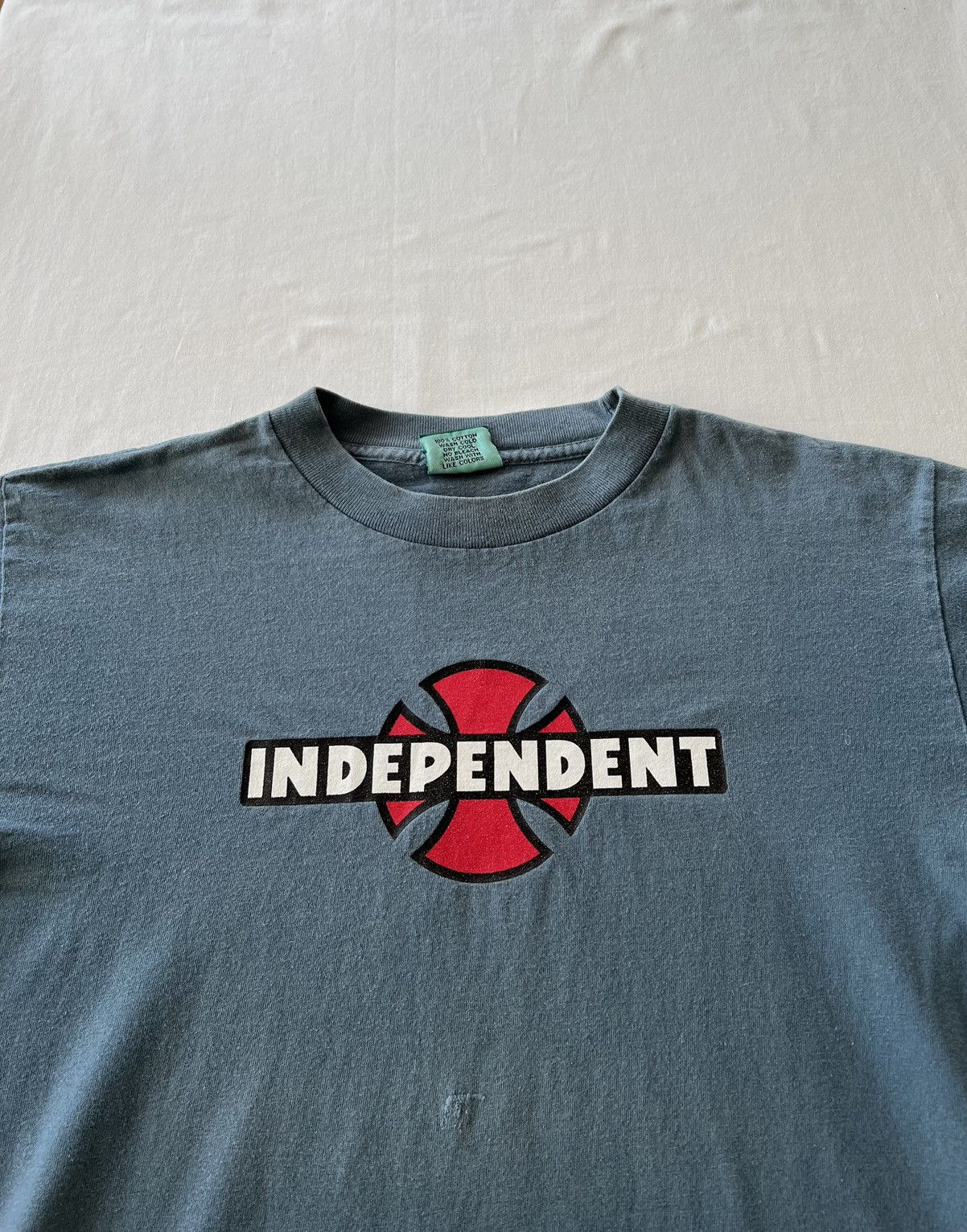 Independent Truck Co. × Vintage Vintage 90s Independent Santa Cruz Skateboards Long Sleeve Size US M / EU 48-50 / 2 - 3 Thumbnail