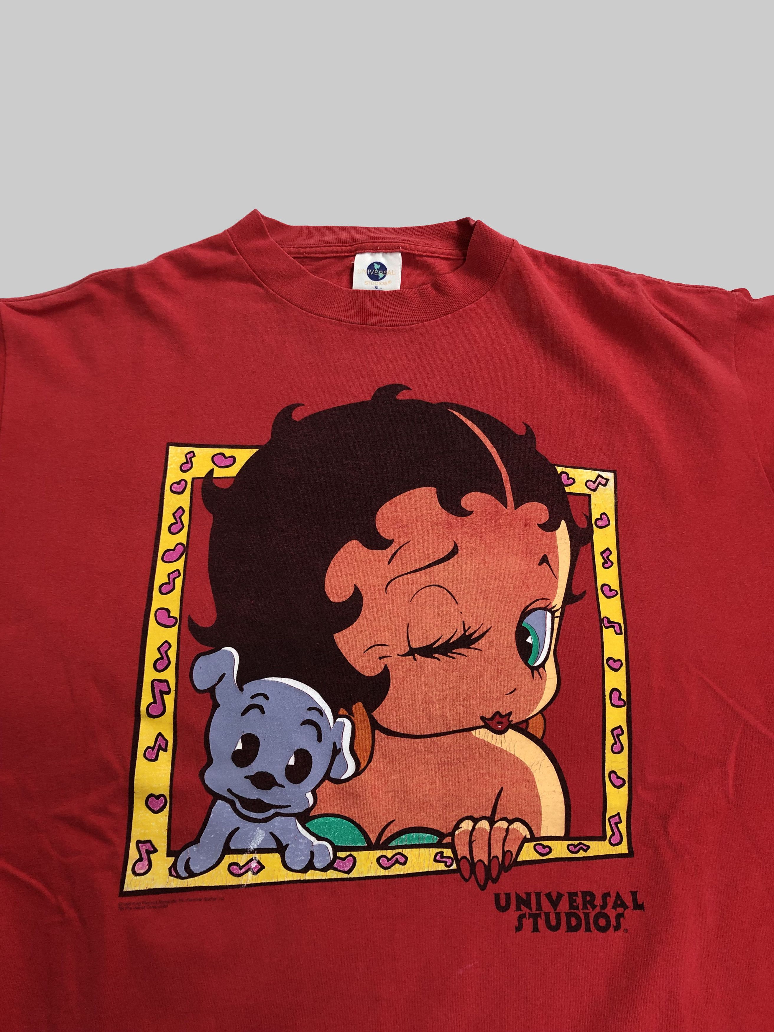 Cartoon Network Vintage 1995 Betty Boop (Felix Cat Bugs Bunny Daffy Duck) Size US XL / EU 56 / 4 - 3 Thumbnail