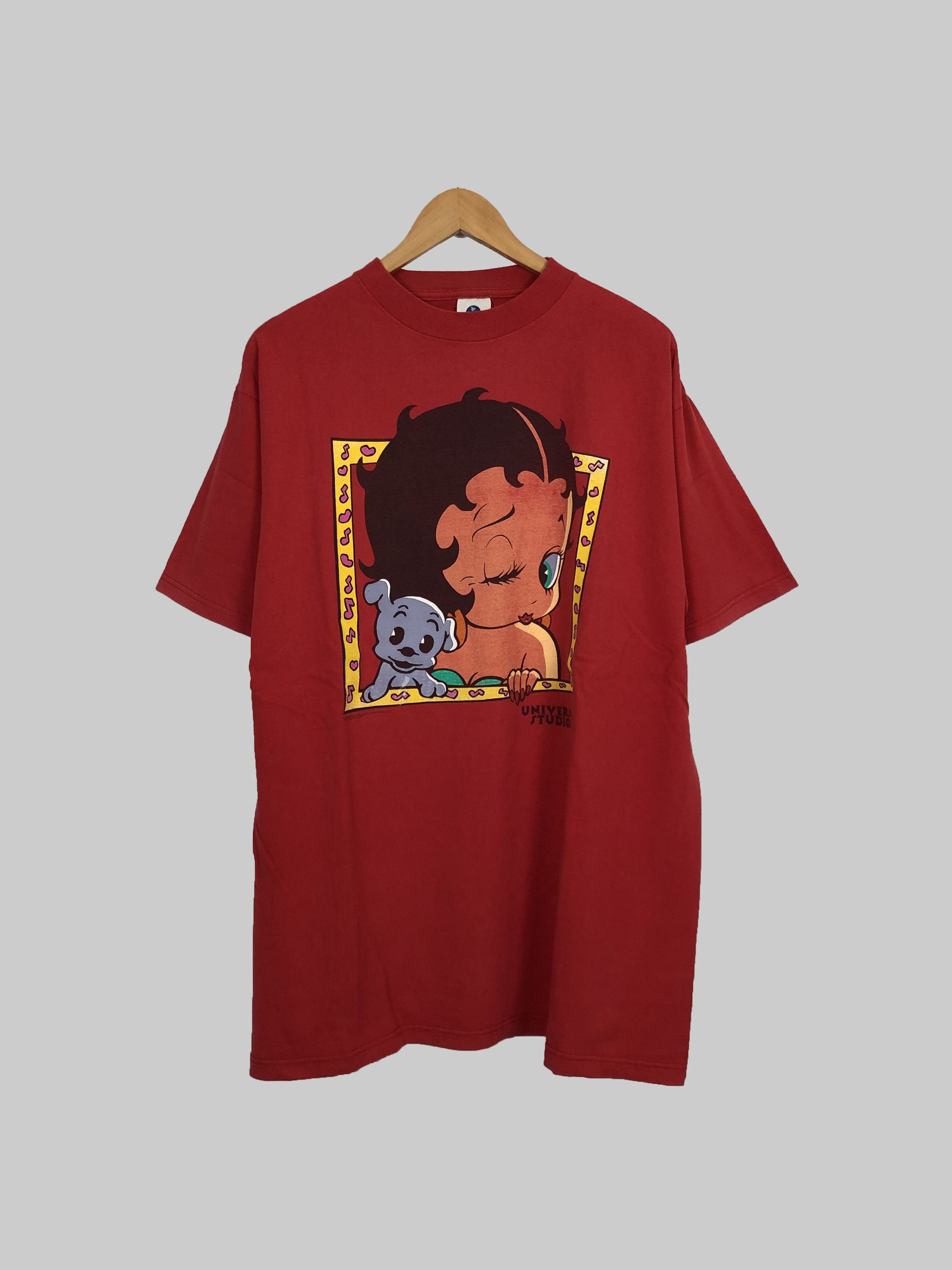 Cartoon Network Vintage 1995 Betty Boop (Felix Cat Bugs Bunny Daffy Duck) Size US XL / EU 56 / 4 - 1 Thumbnail