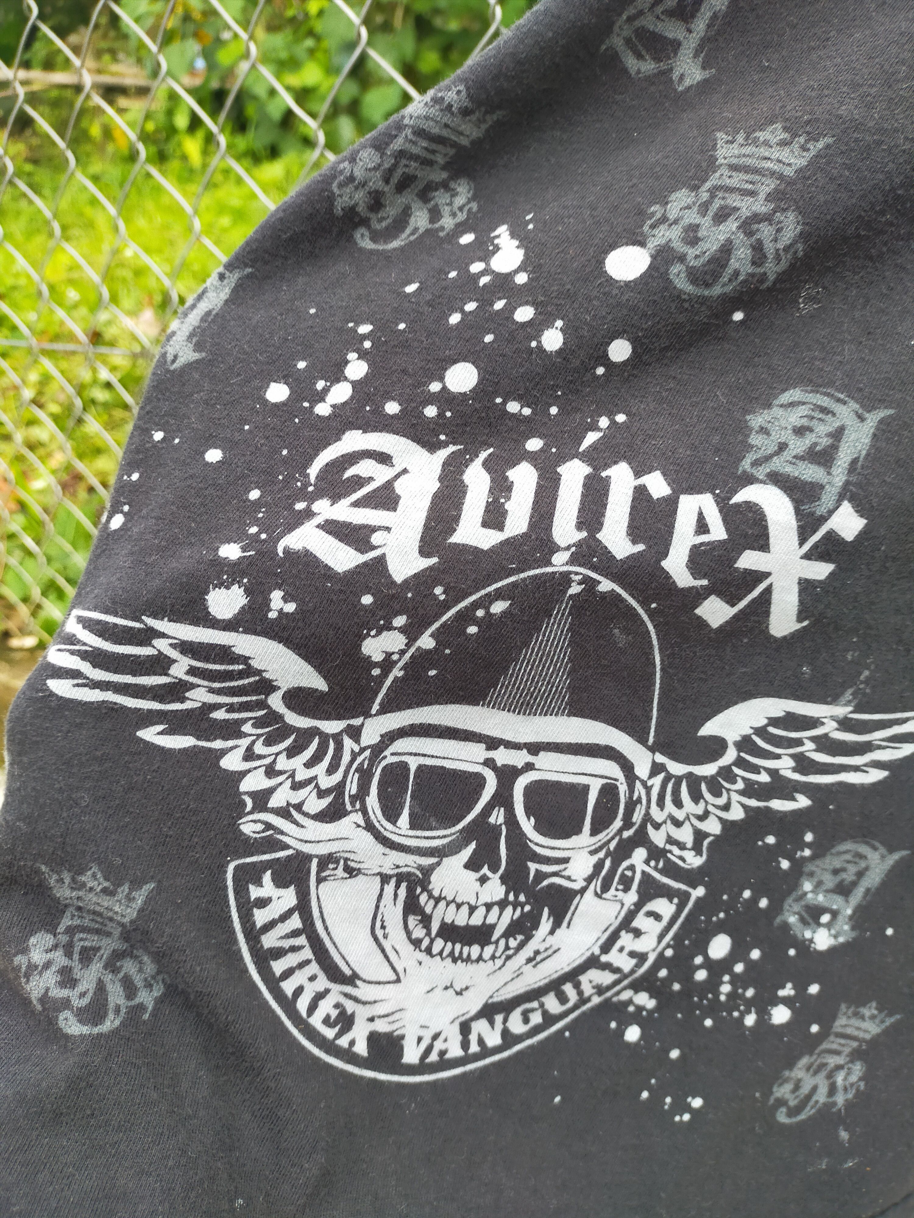 Avirex Avirex Vanguard Full Print Skull Shirt Size US XL / EU 56 / 4 - 3 Thumbnail