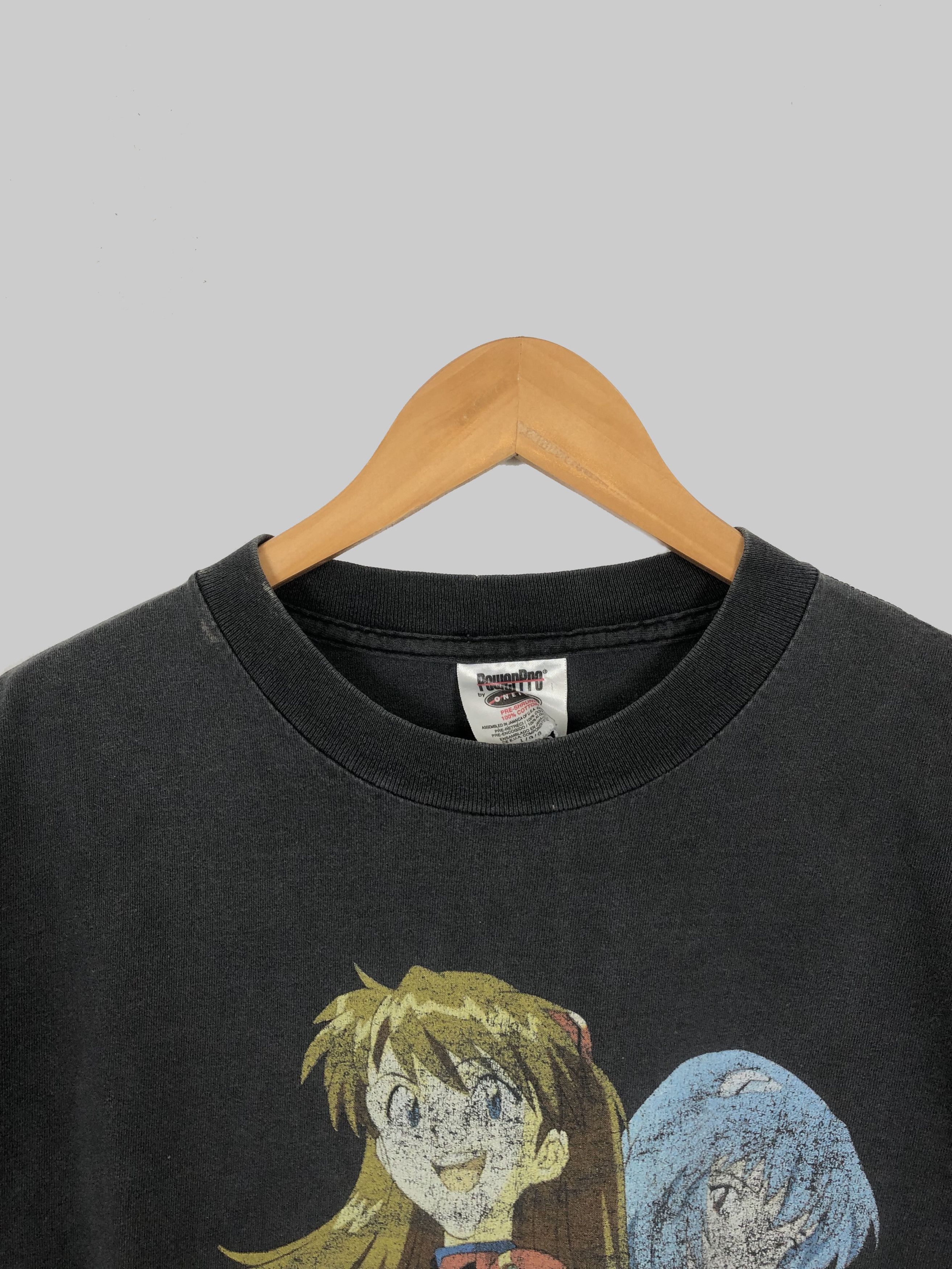 Anime Vintage 90s Neon Genesis Evangelion Size US L / EU 52-54 / 3 - 3 Thumbnail