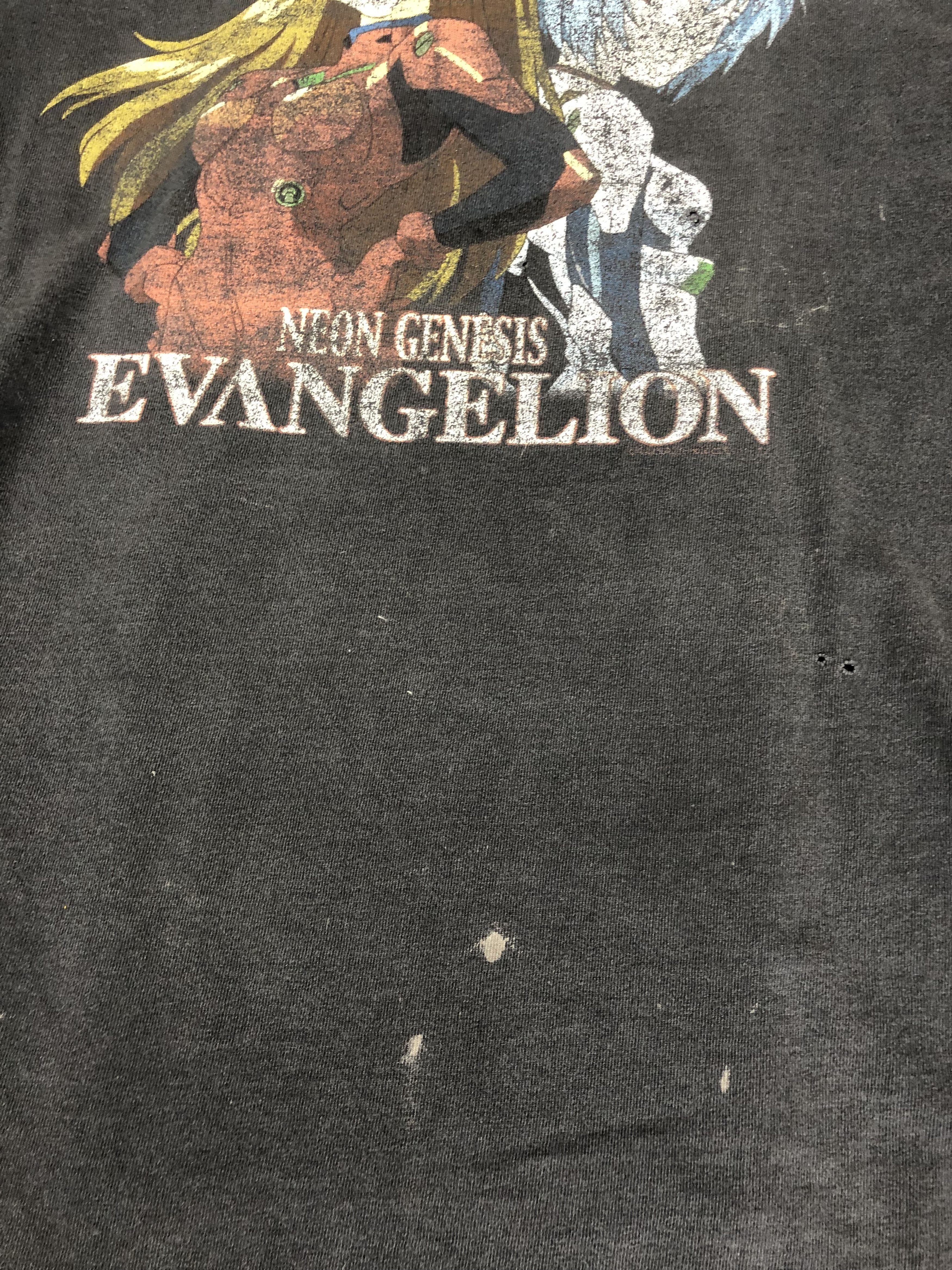 Anime Vintage 90s Neon Genesis Evangelion Size US L / EU 52-54 / 3 - 12 Thumbnail