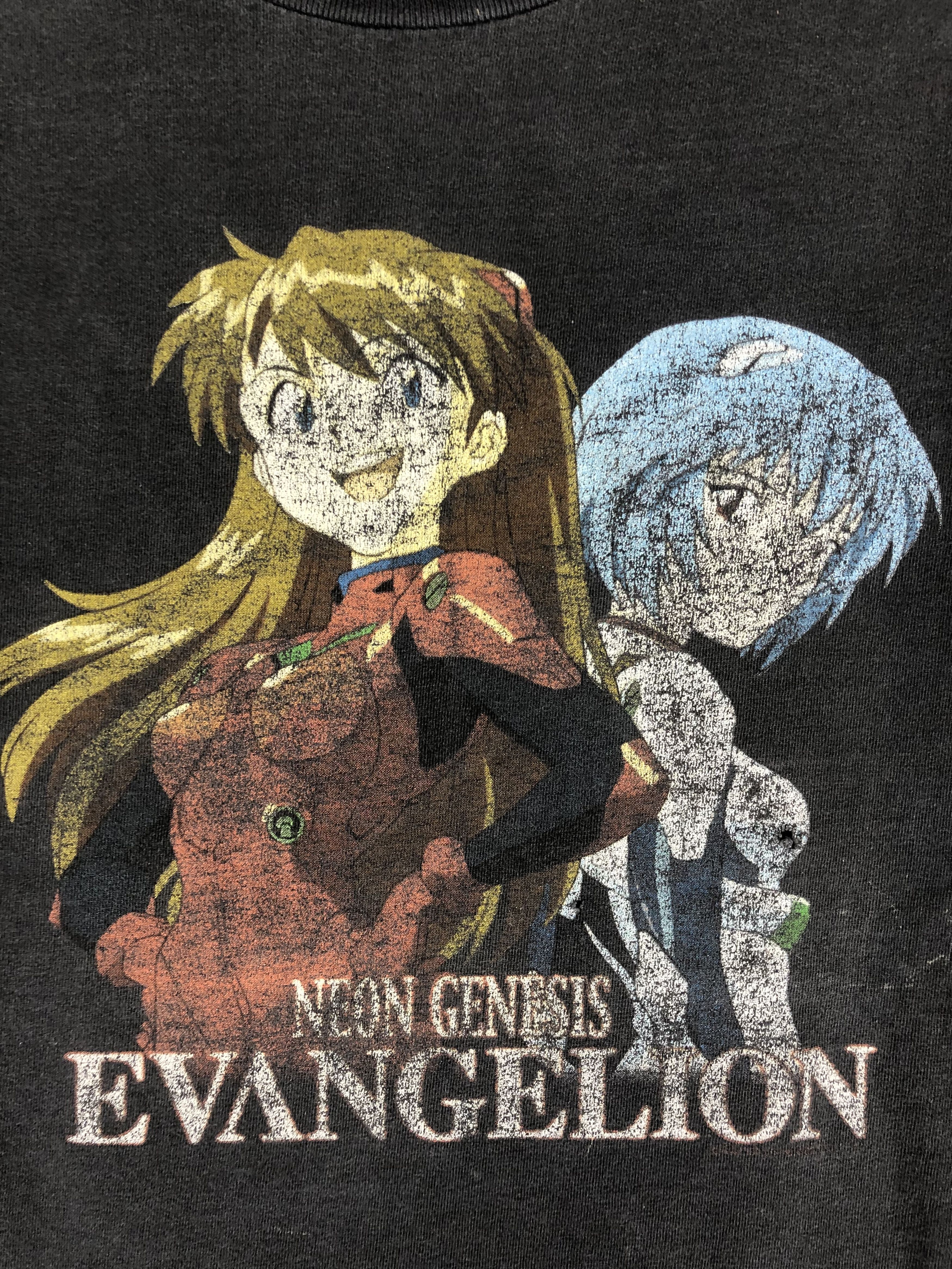 Anime Vintage 90s Neon Genesis Evangelion Size US L / EU 52-54 / 3 - 5 Thumbnail