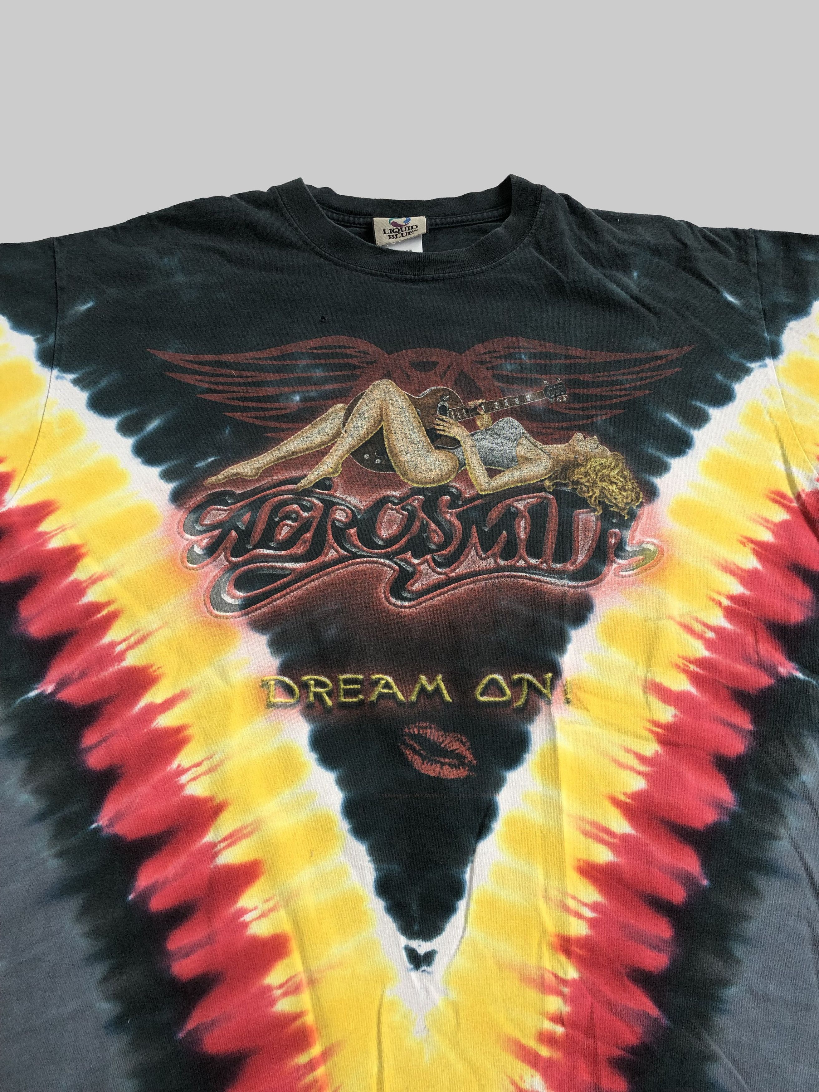 Band Tees Vintage 2006 Aerosmith Liquid Blue (Guns N Roses AC/DC) Size US L / EU 52-54 / 3 - 3 Thumbnail