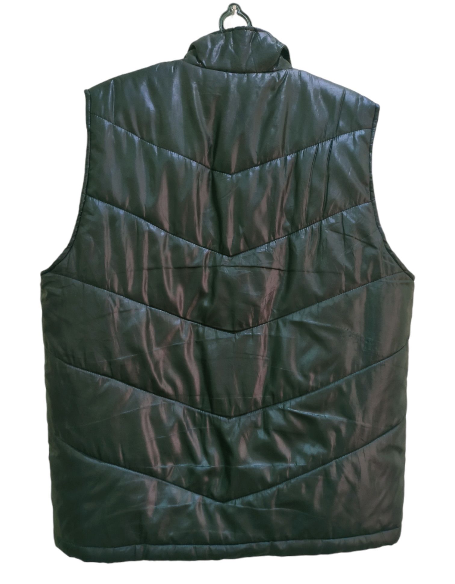 Japanese Brand Kansai Yamamoto Zip Up Puffer Black Vest Jacket Size US M / EU 48-50 / 2 - 4 Thumbnail
