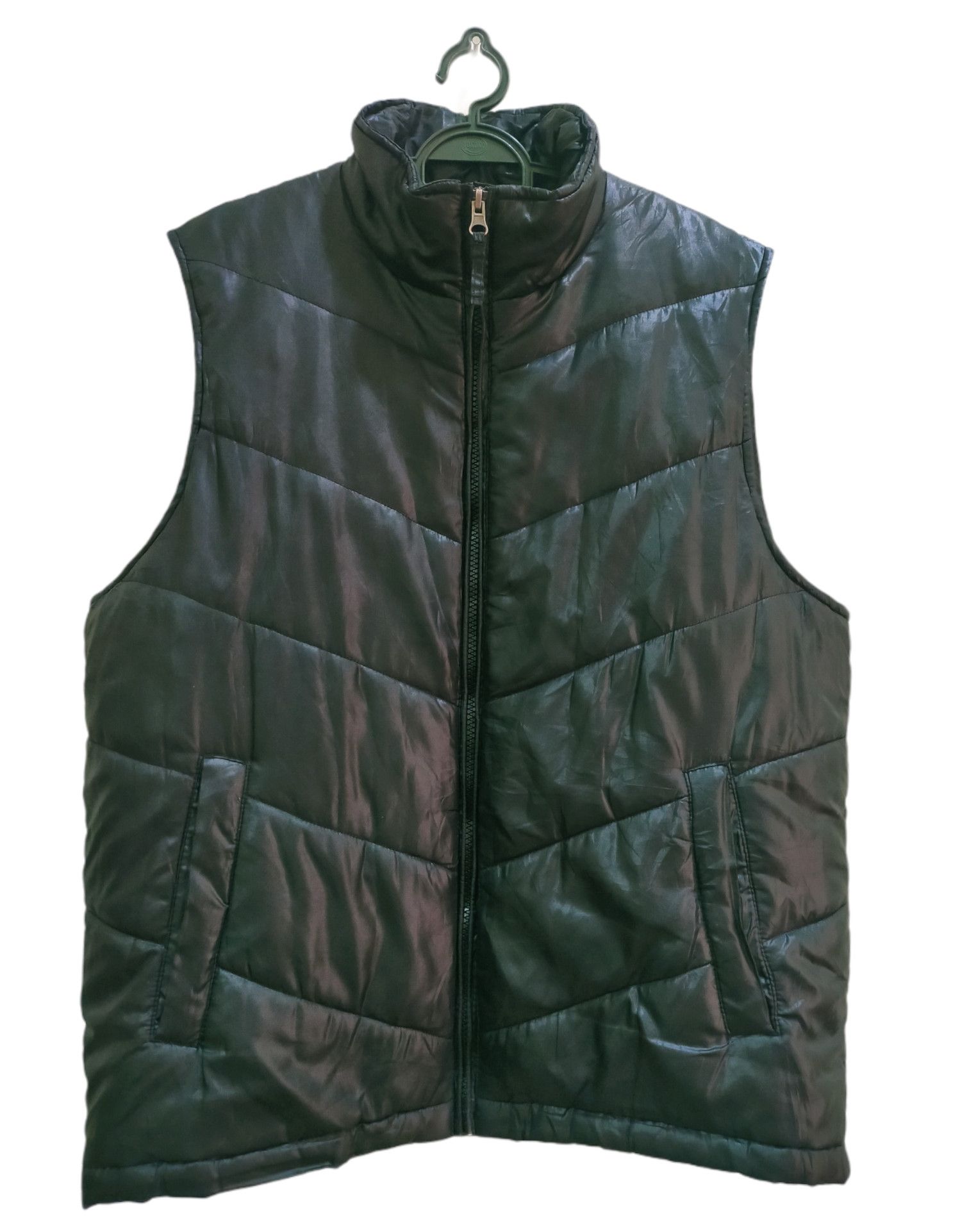 Japanese Brand Kansai Yamamoto Zip Up Puffer Black Vest Jacket Size US M / EU 48-50 / 2 - 1 Thumbnail