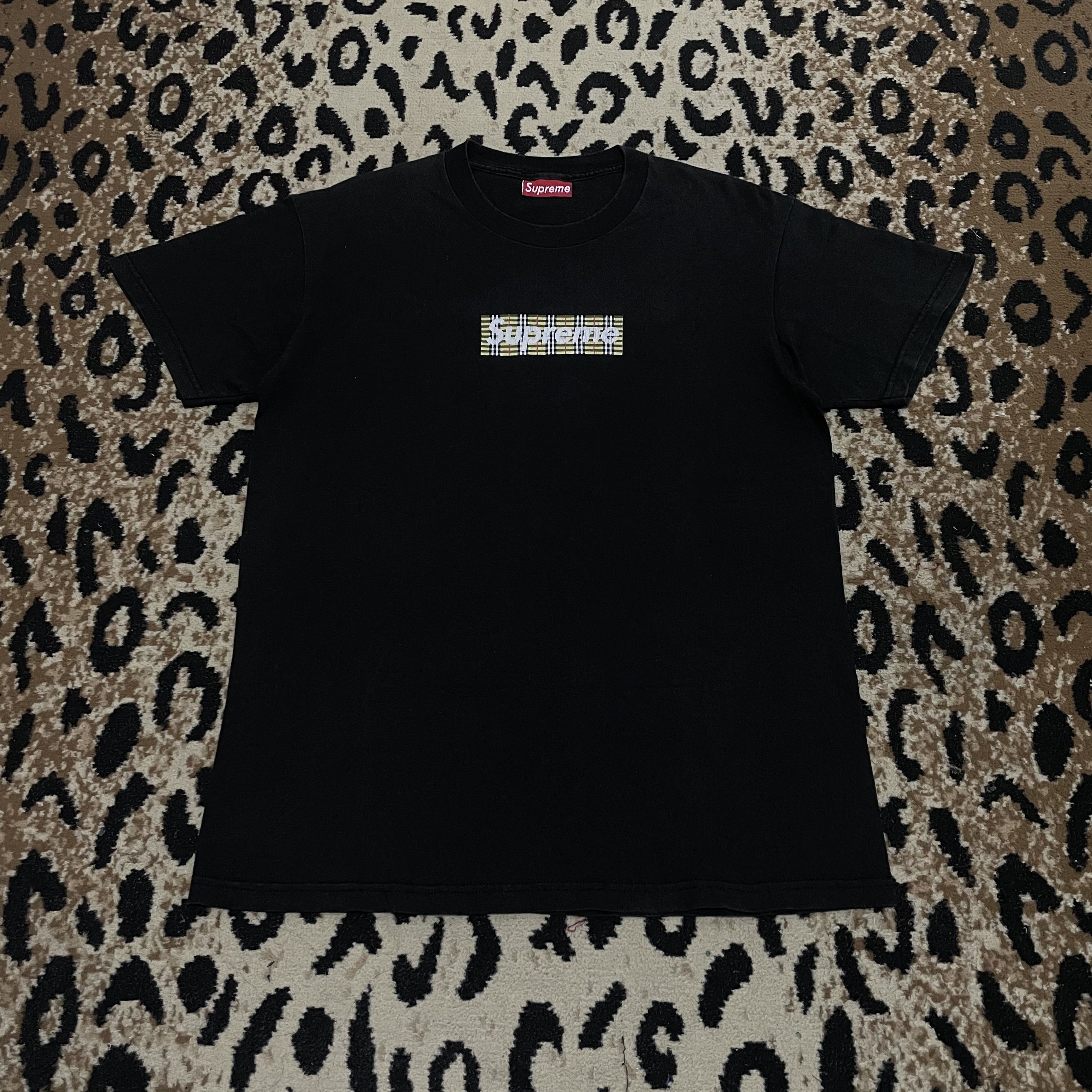 Burberry × Supreme × Vintage 1997 Supreme Burberry Box Logo | Grailed