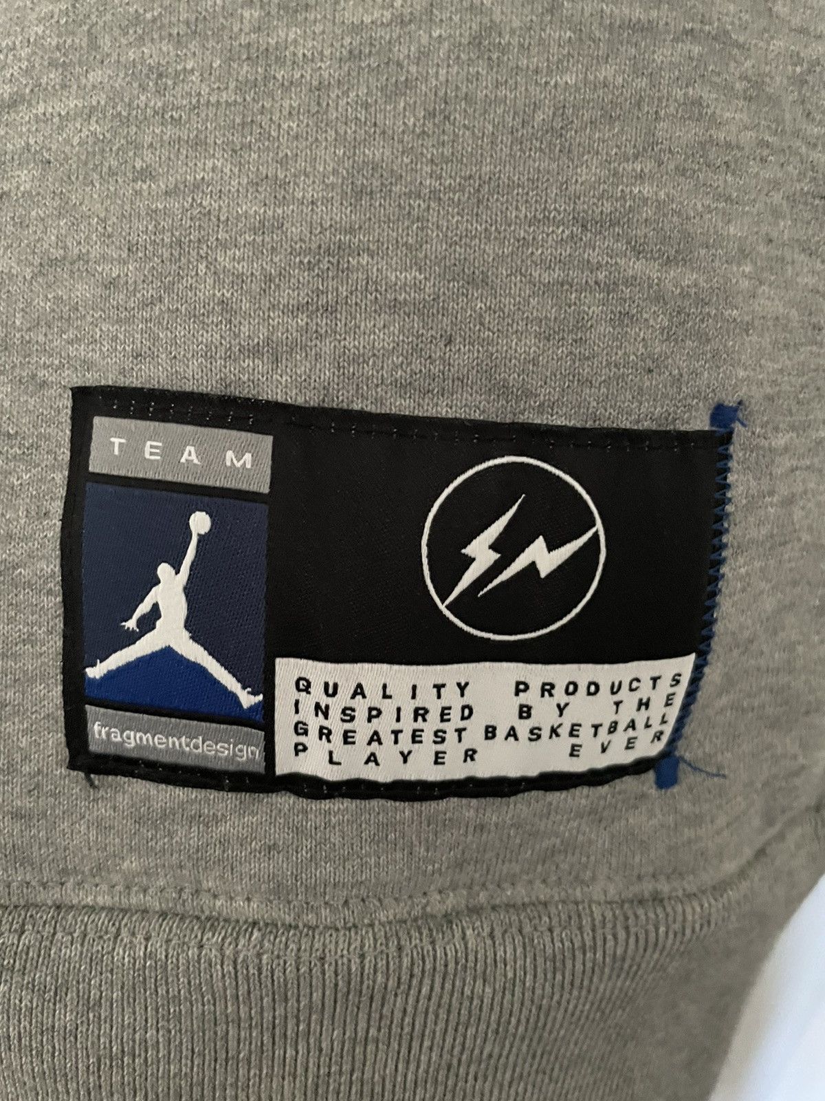 Fragment Design × Jordan Brand jordan x fragment hoodie (grey) Size US L / EU 52-54 / 3 - 4 Thumbnail