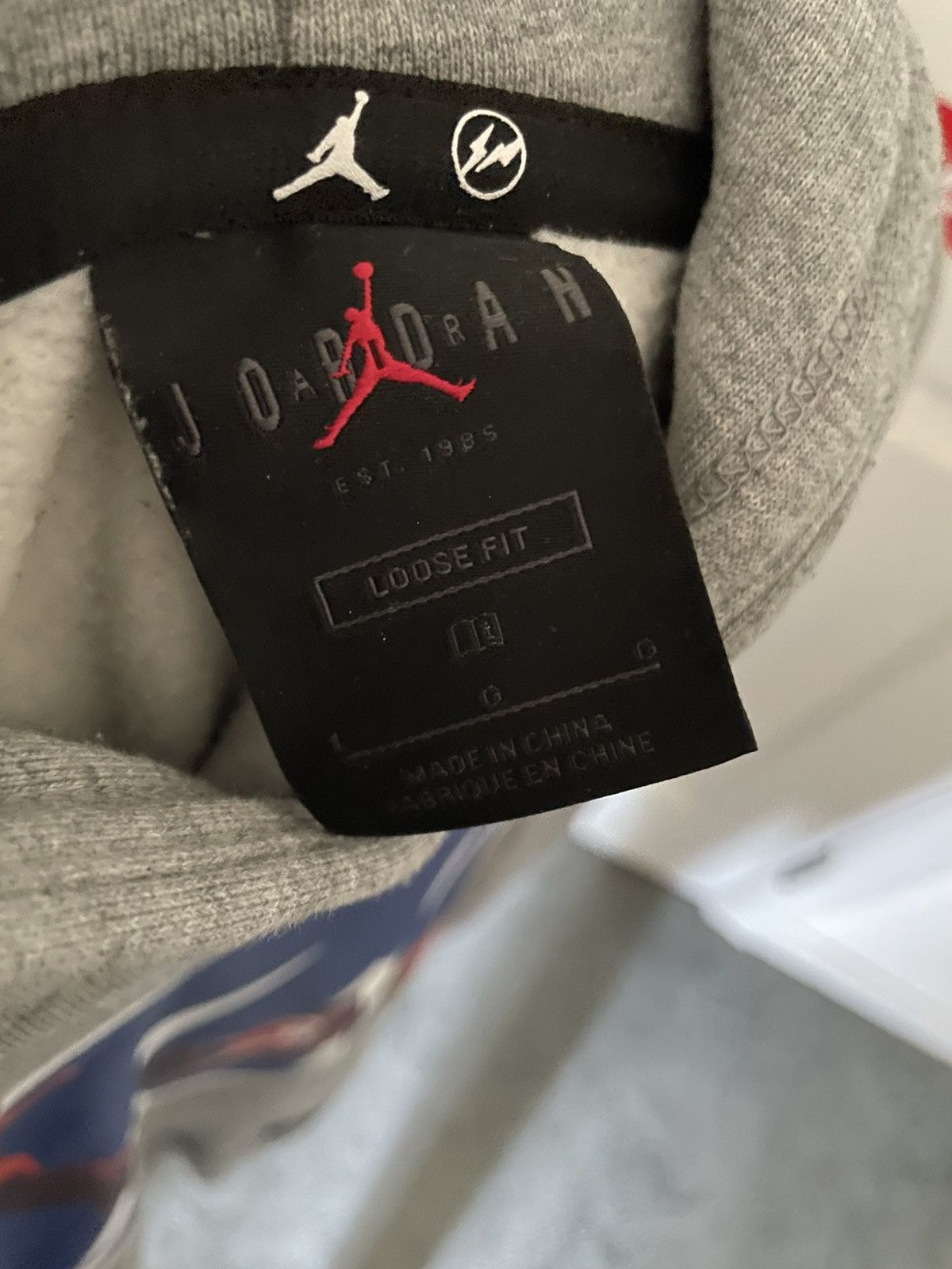 Fragment Design × Jordan Brand jordan x fragment hoodie (grey) Size US L / EU 52-54 / 3 - 3 Thumbnail