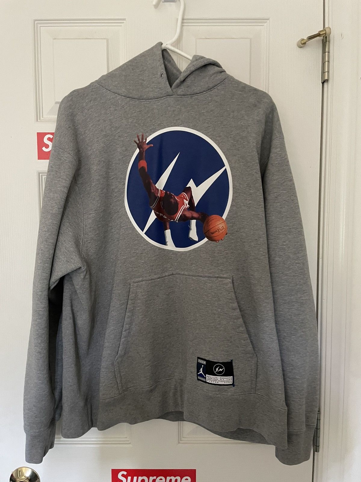 Fragment Design × Jordan Brand jordan x fragment hoodie (grey) Size US L / EU 52-54 / 3 - 1 Thumbnail
