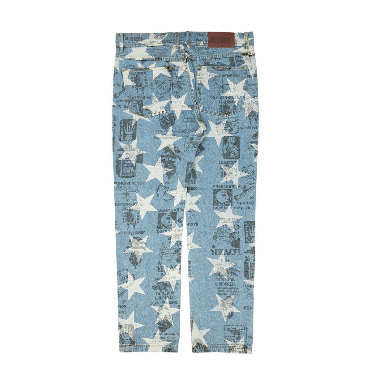 Pleasures Poppy Denim Pants Size US 30 / EU 46 - 2 Thumbnail