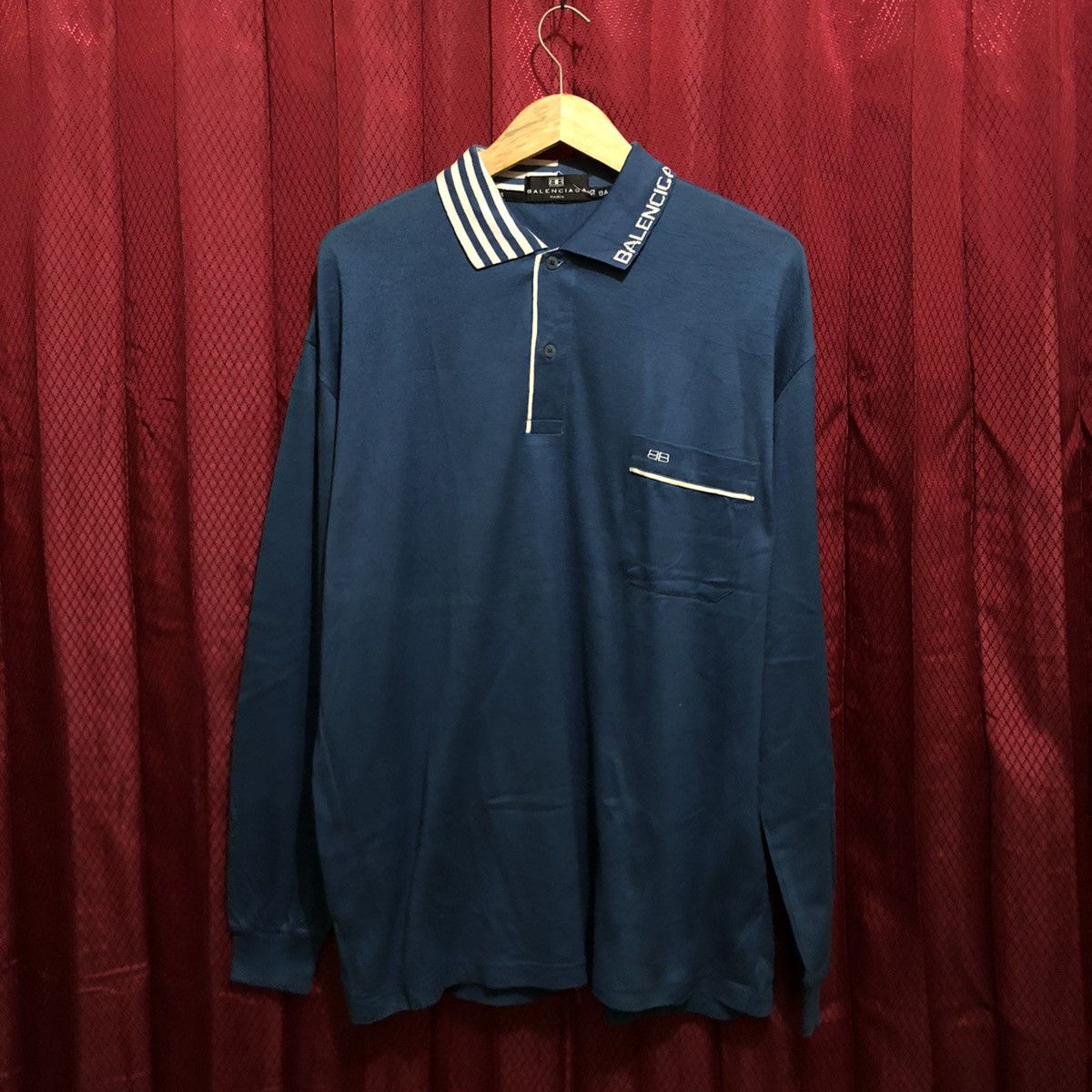 Balenciaga Polo Long Sleeve | Grailed