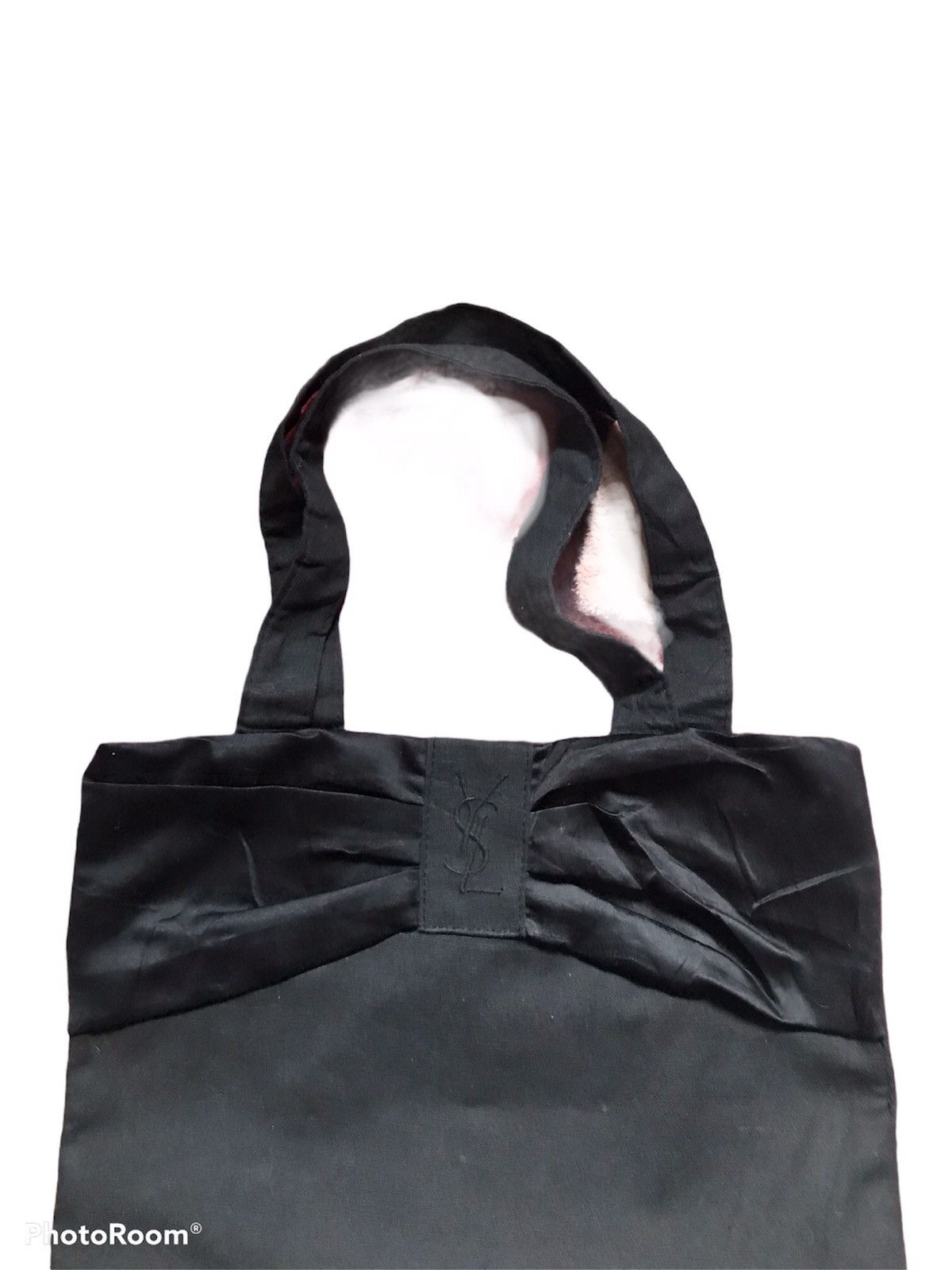 Yves Saint Laurent Yves Saint Laurent Parfums All Black Logo Totebag Size ONE SIZE - 5 Thumbnail