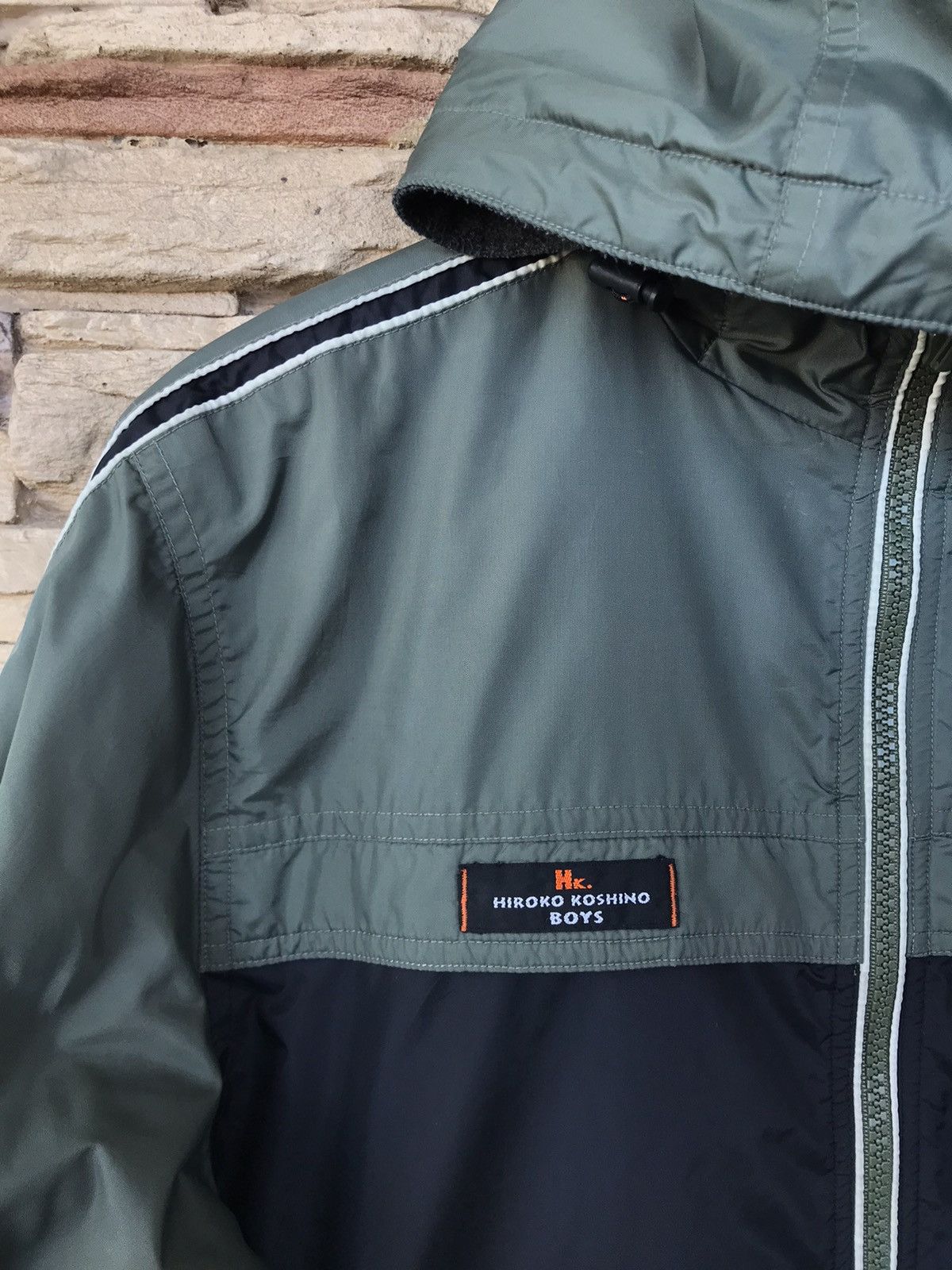 Hiroko Koshino Homme Vintage Hiroko Koshino Boys Fleece Windbreaker Jacket Size US M / EU 48-50 / 2 - 6 Thumbnail
