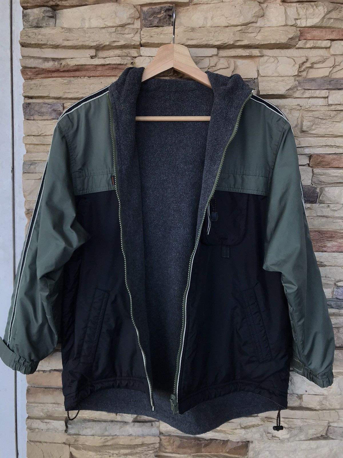 Hiroko Koshino Homme Vintage Hiroko Koshino Boys Fleece Windbreaker Jacket Size US M / EU 48-50 / 2 - 15 Thumbnail