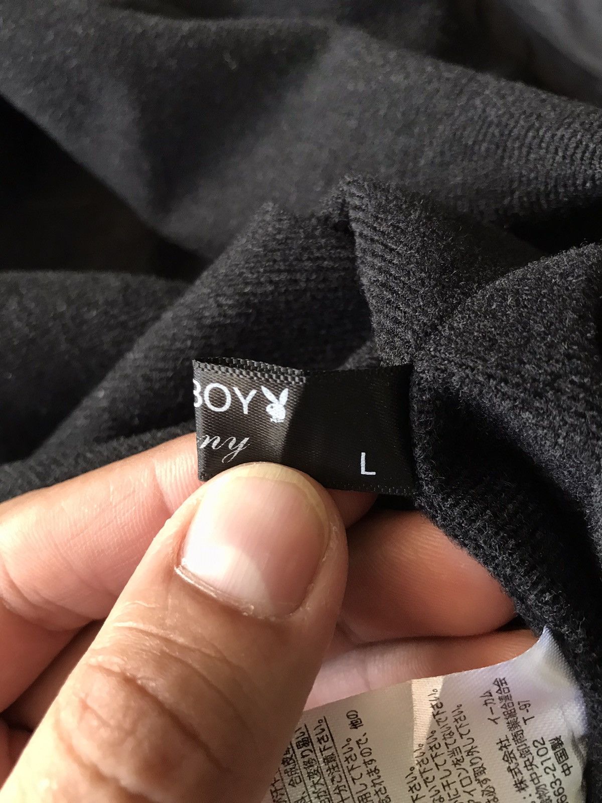 Playboy Vintage Playboy Windbreaker Hoodies Size US L / EU 52-54 / 3 - 14 Thumbnail