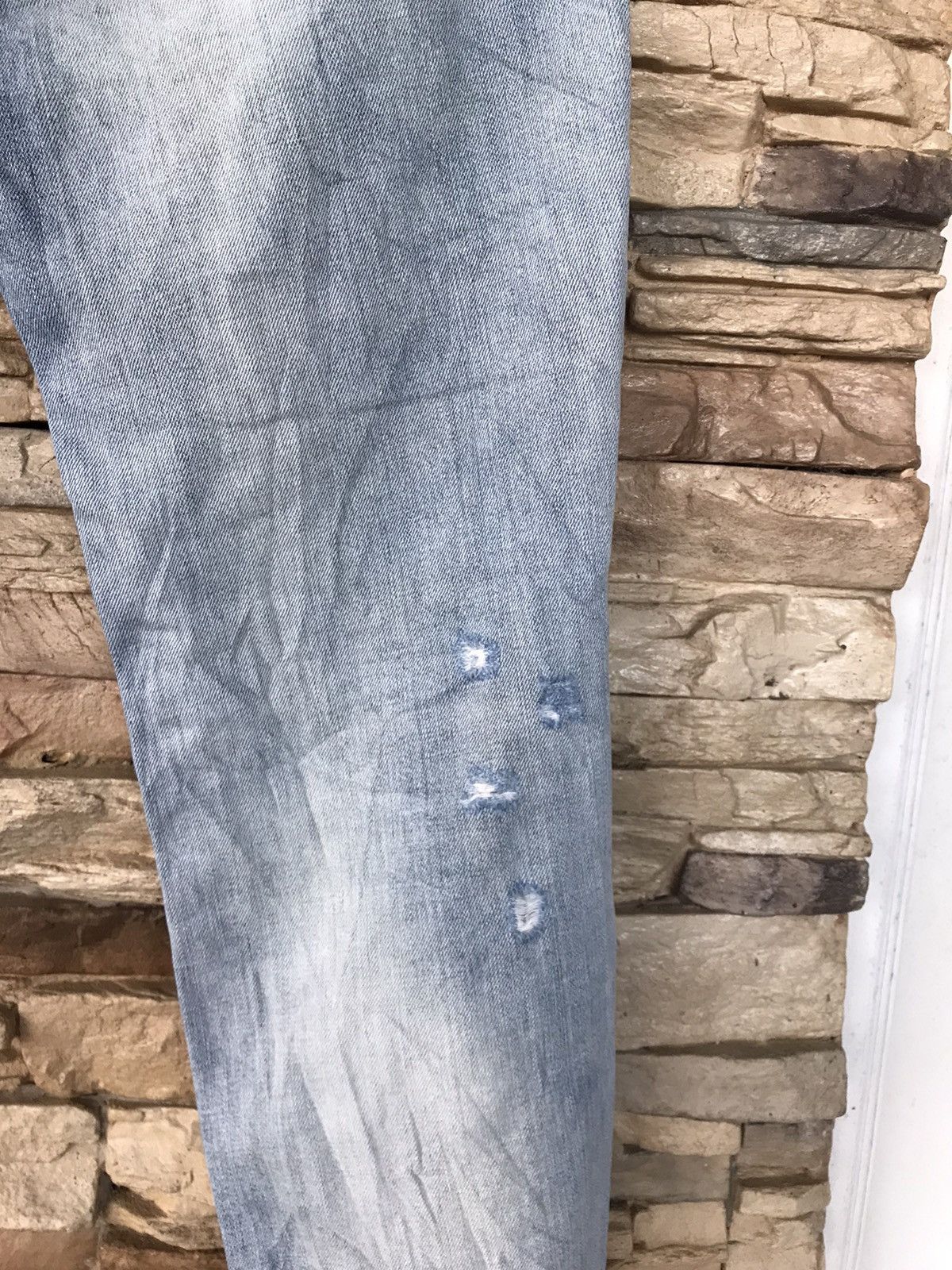 Vintage Vintage Zara Distressed Jeans Size US 33 - 13 Thumbnail