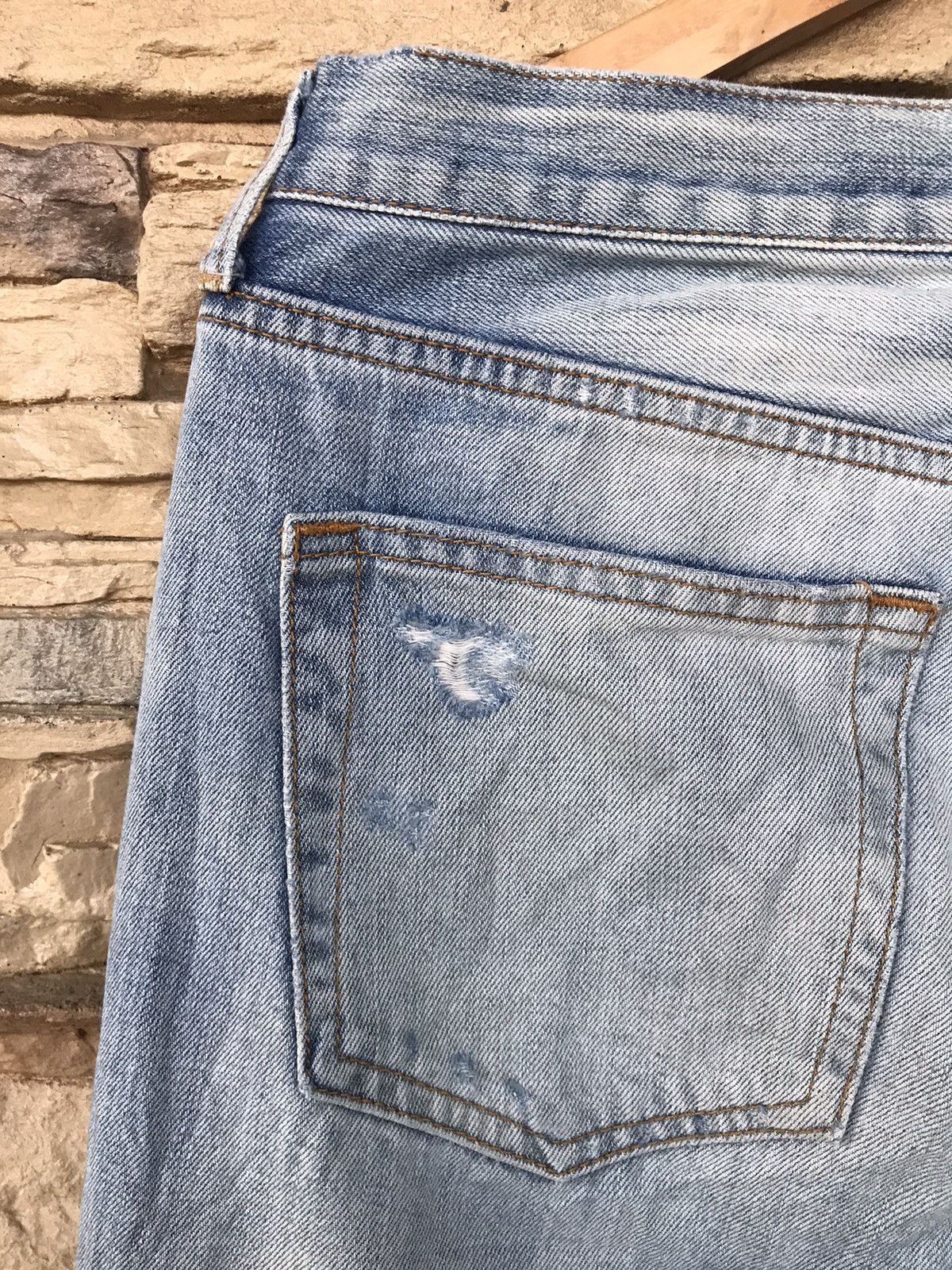Vintage Vintage Zara Distressed Jeans Size US 33 - 11 Thumbnail