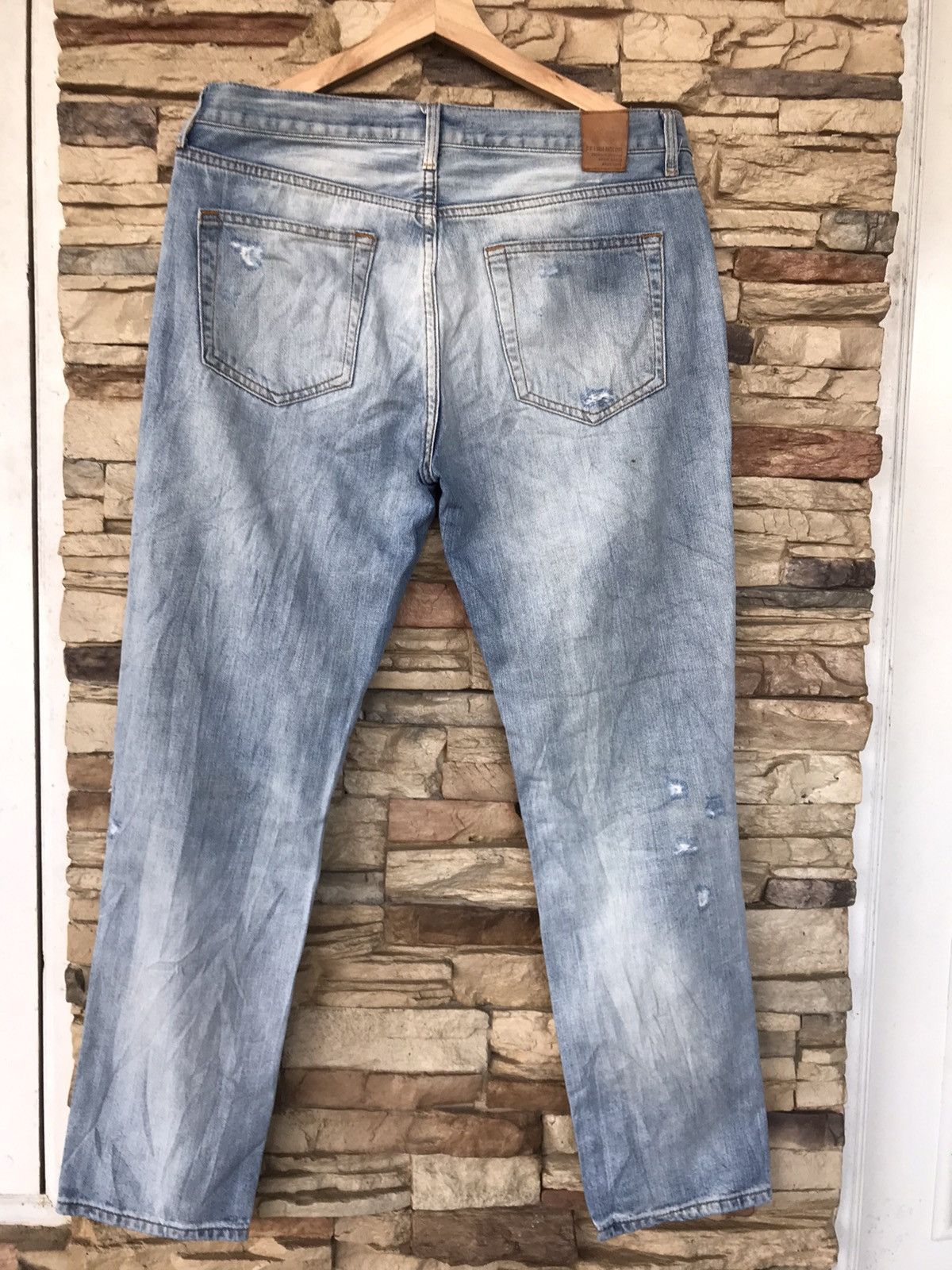 Vintage Vintage Zara Distressed Jeans Size US 33 - 2 Thumbnail
