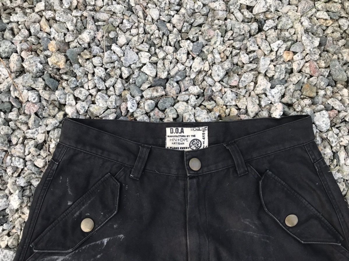 Vintage D.O.A HN & Die Artisan Punk Style Distressed Cargo Pants Size US 34 / EU 50 - 10 Thumbnail