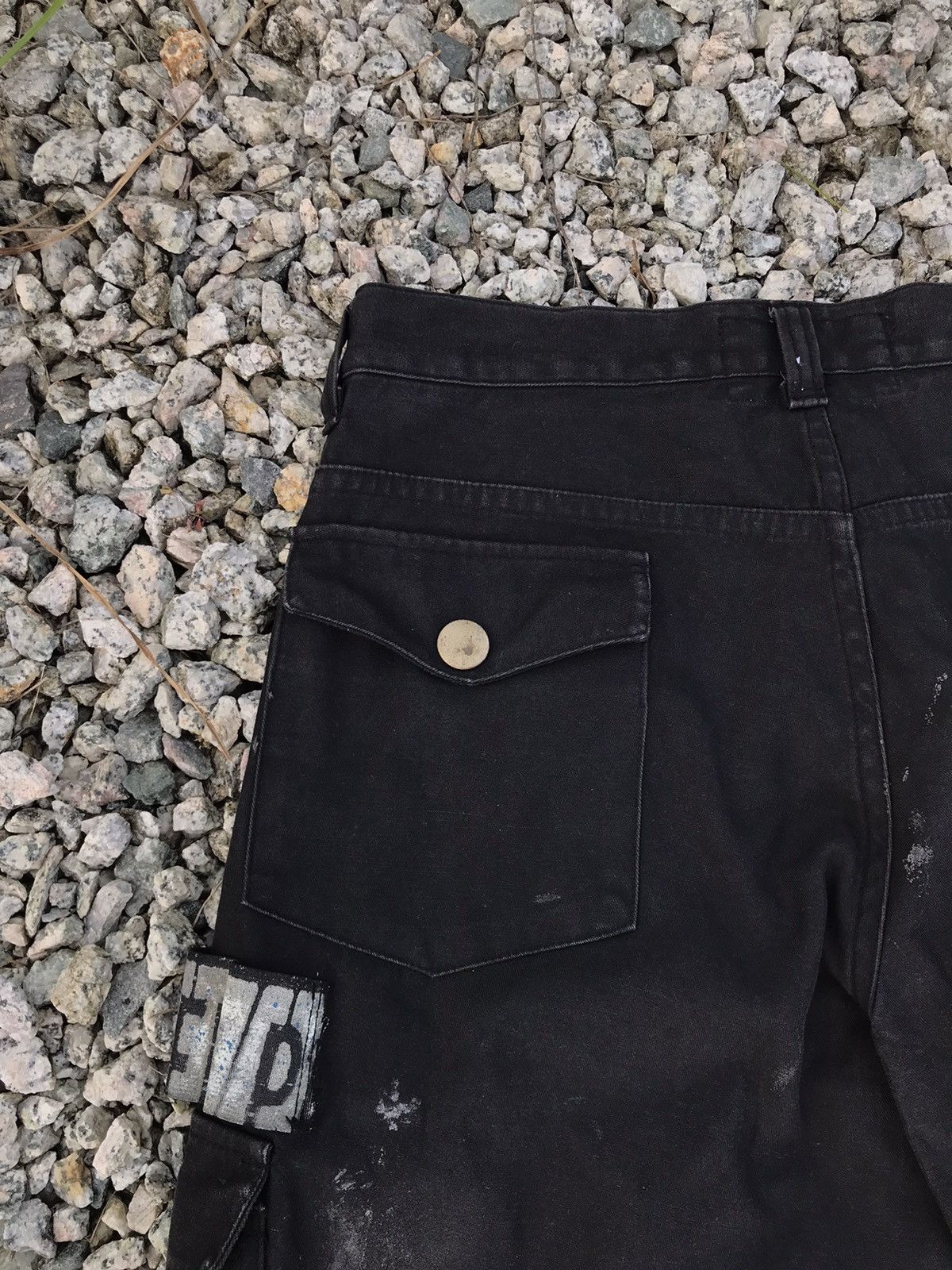 Vintage D.O.A HN & Die Artisan Punk Style Distressed Cargo Pants Size US 34 / EU 50 - 14 Thumbnail