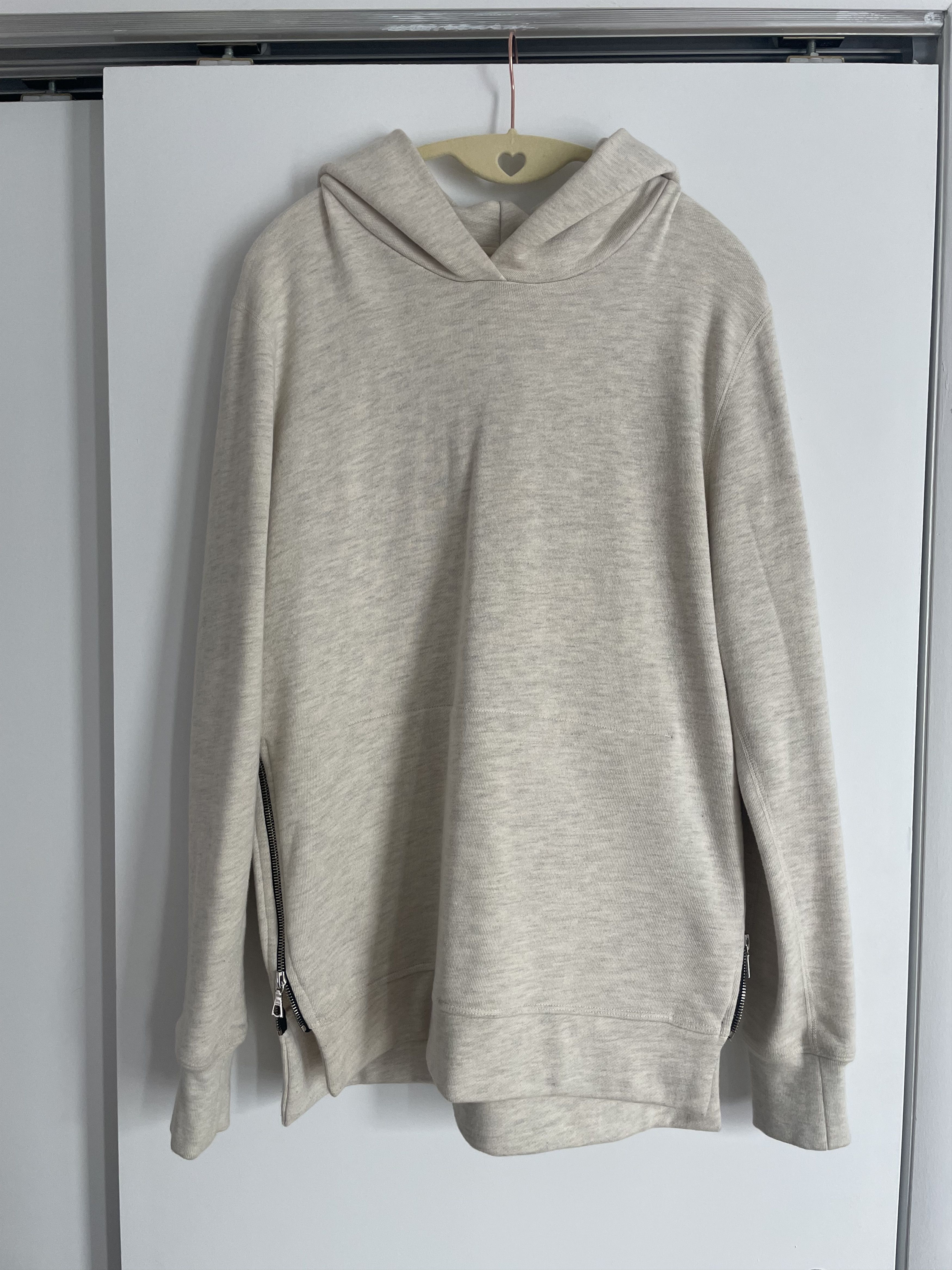 image of John Elliott Hooded Villain in Heather Oatmeal, Men's (Size Medium)