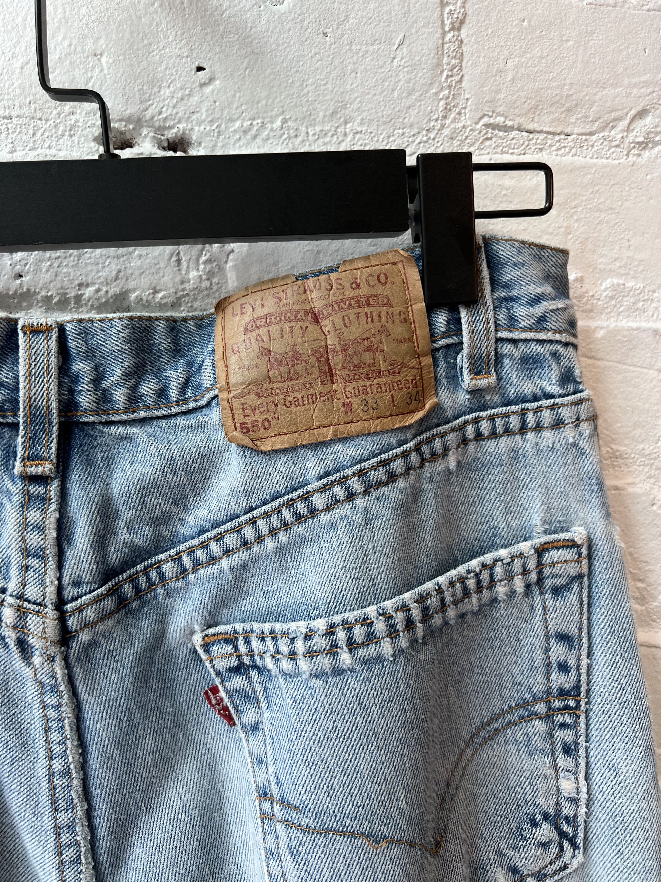 Vintage Vintage Levi's THRASHED 4Gseller Size US 33 - 10 Thumbnail
