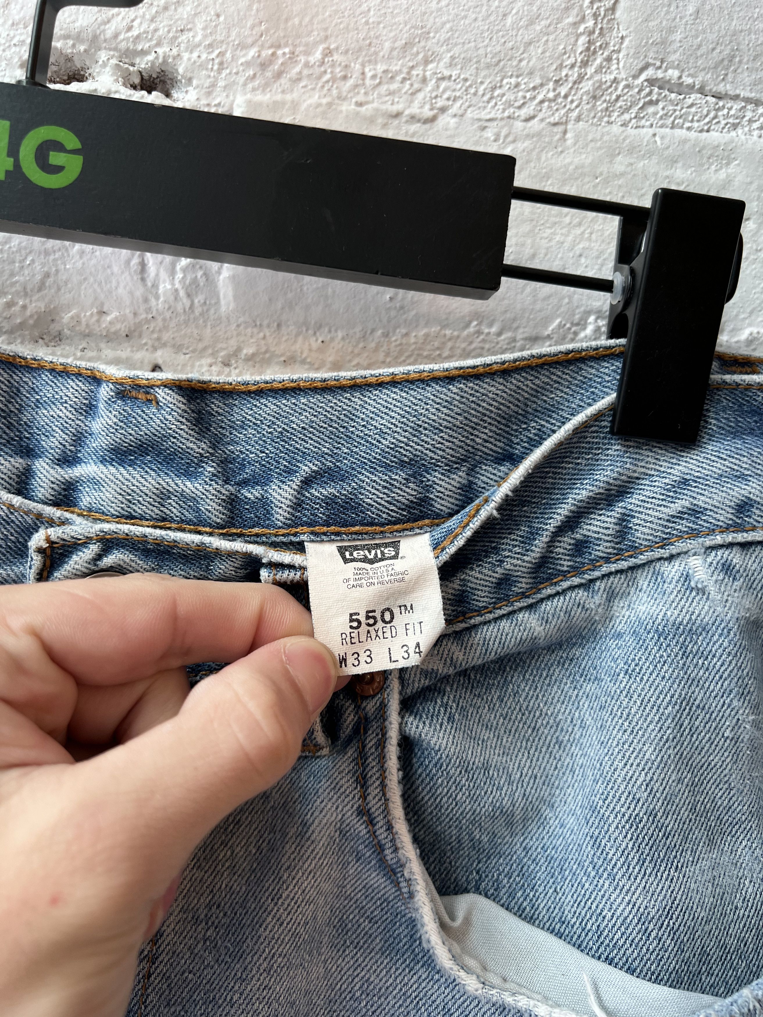 Vintage Vintage Levi's THRASHED 4Gseller Size US 33 - 11 Thumbnail