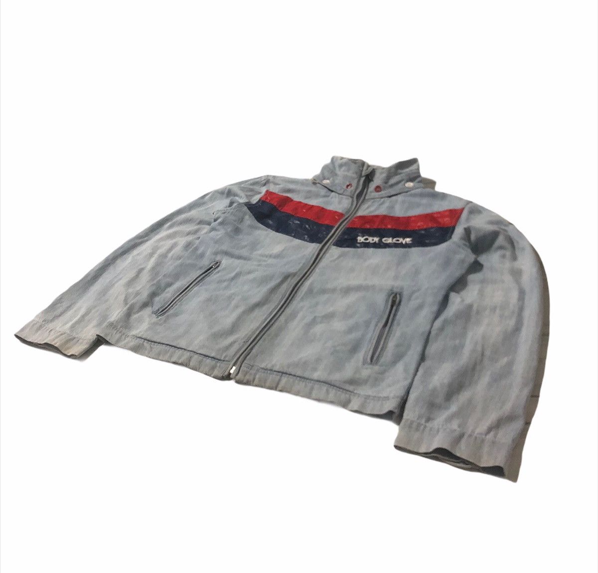 Body Glove × Vintage 🔥Body Glove California Denim Jacket With Hooded Size US S / EU 44-46 / 1 - 4 Thumbnail