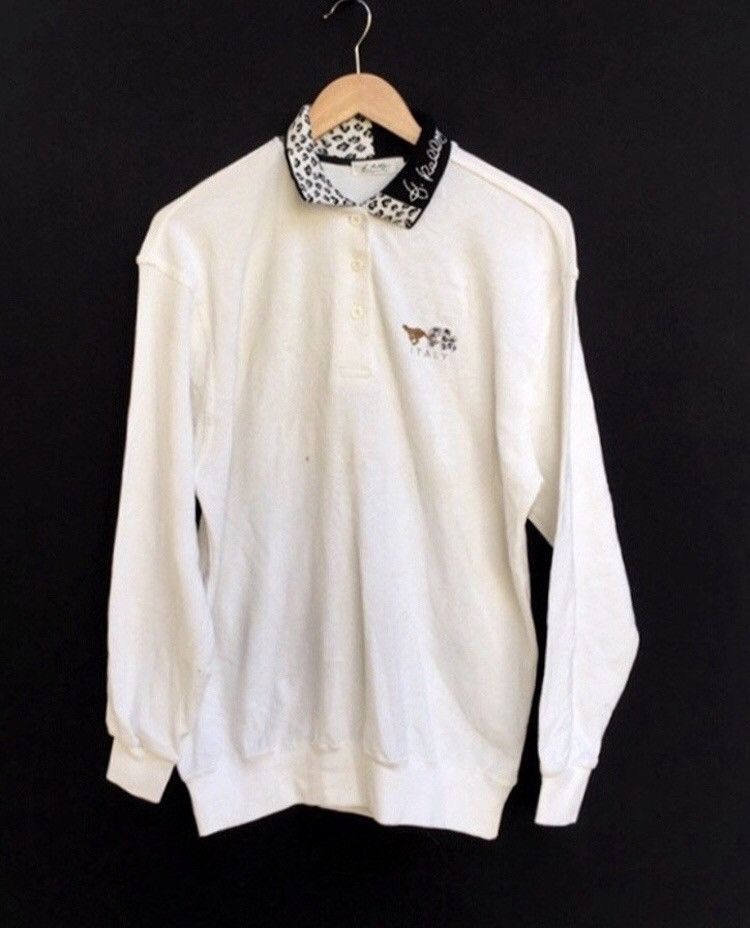 Japanese Brand 🔥B Kelly Long Sleeve Polo Shirt Size US S / EU 44-46 / 1 - 1 Thumbnail