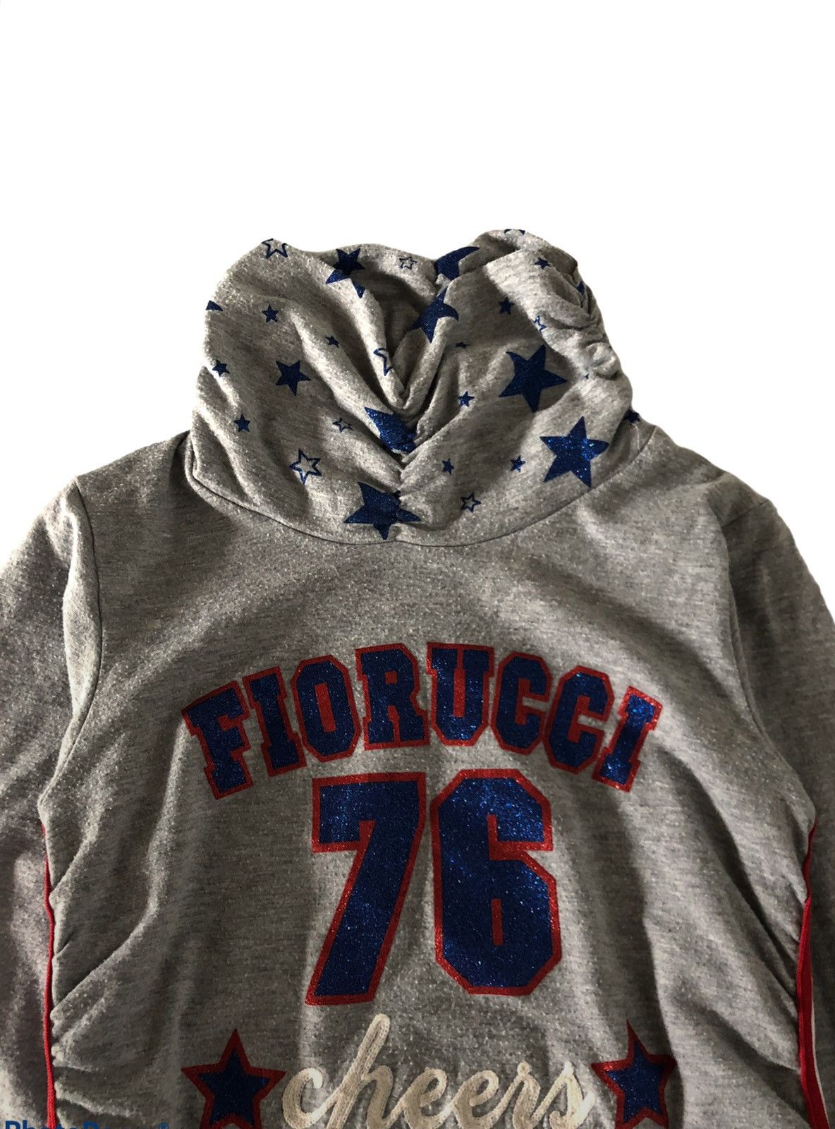 Designer × Fiorucci 🔥Fiorucci 76 Cheers Turtle Neck Sweatshirt Size US XXS / EU 40 - 4 Thumbnail