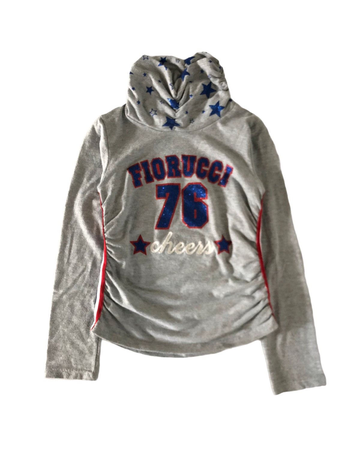 Designer × Fiorucci 🔥Fiorucci 76 Cheers Turtle Neck Sweatshirt Size US XXS / EU 40 - 1 Thumbnail