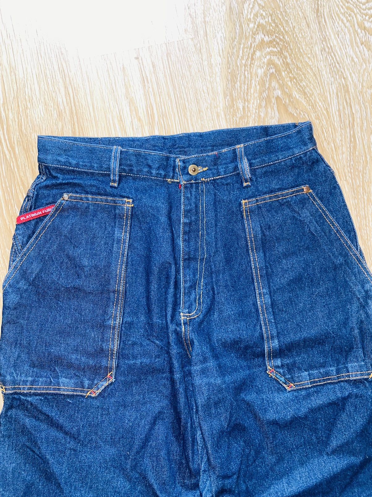 Fubu × Vintage 90s Platinum Fat Albert Jeans G-unit Size US 35 - 6 Thumbnail