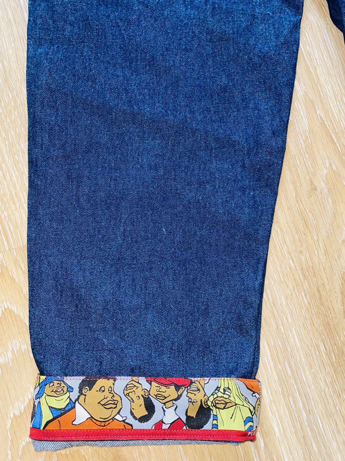 Fubu × Vintage 90s Platinum Fat Albert Jeans G-unit Size US 35 - 2 Thumbnail