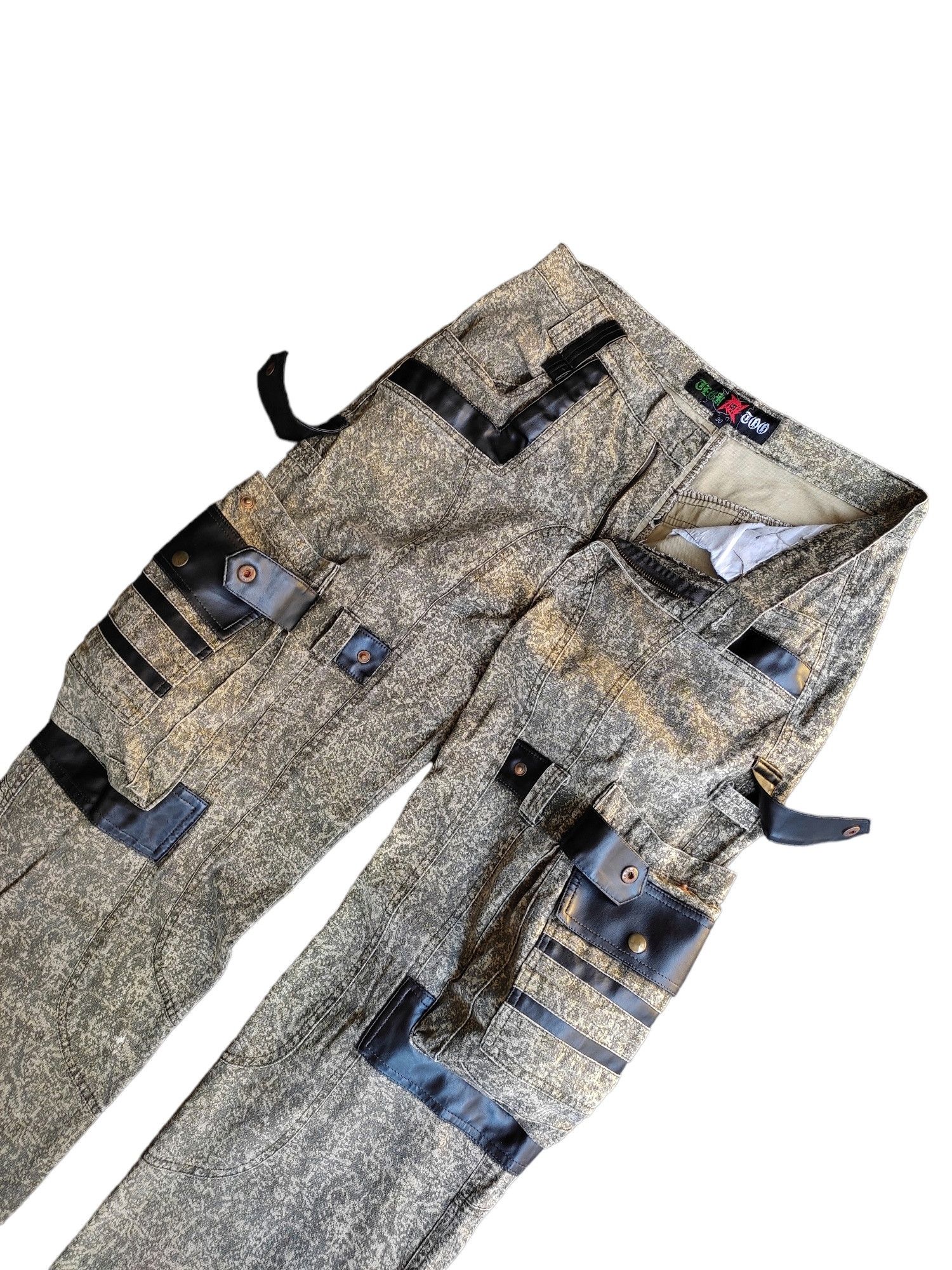 If Six Was Nine × Japanese Brand × Le Grande Bleu (L.G.B.) Tech too metallica Bondage pants Size US 32 / EU 48 - 4 Thumbnail