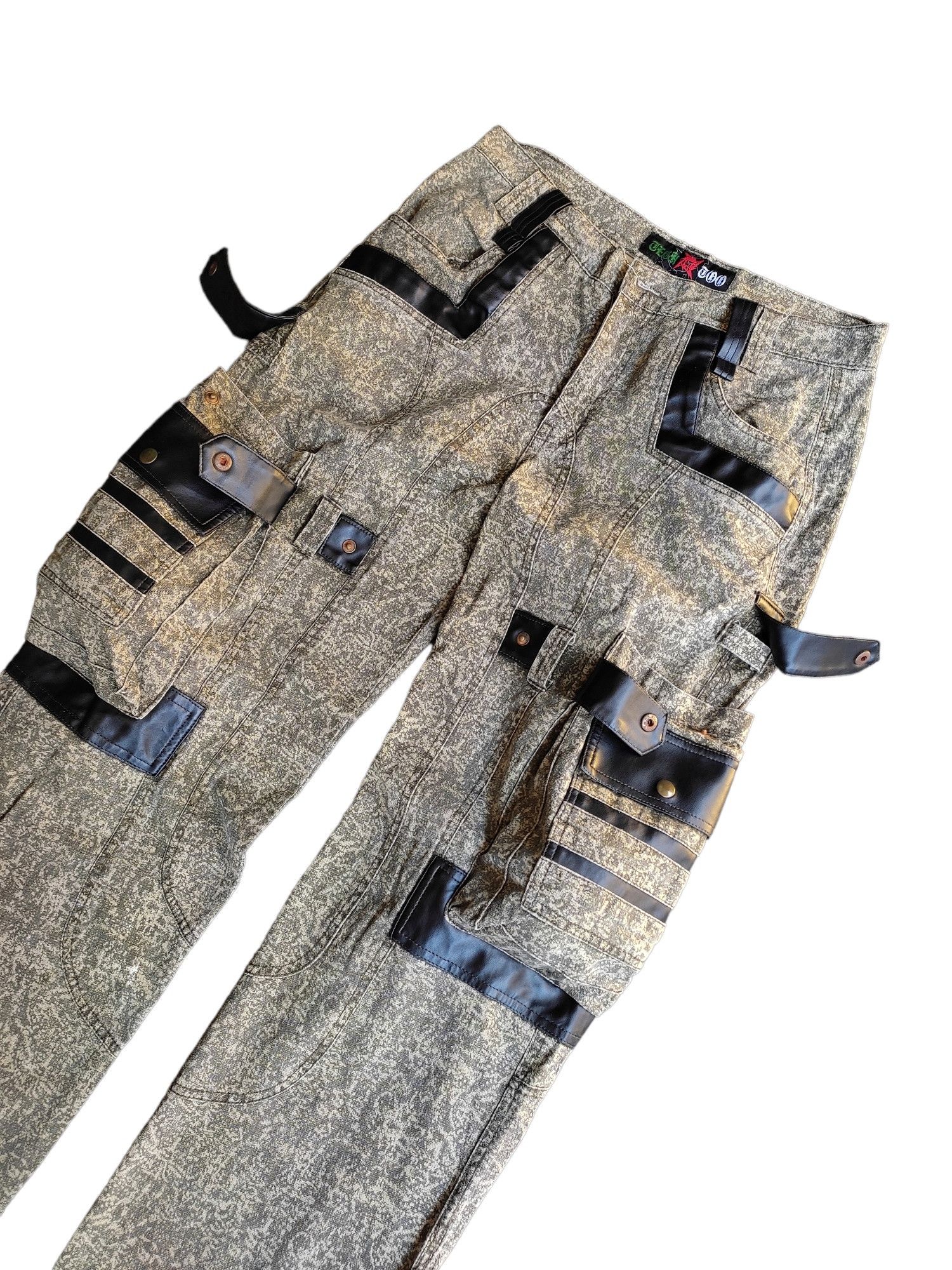 If Six Was Nine × Japanese Brand × Le Grande Bleu (L.G.B.) Tech too metallica Bondage pants Size US 32 / EU 48 - 3 Thumbnail