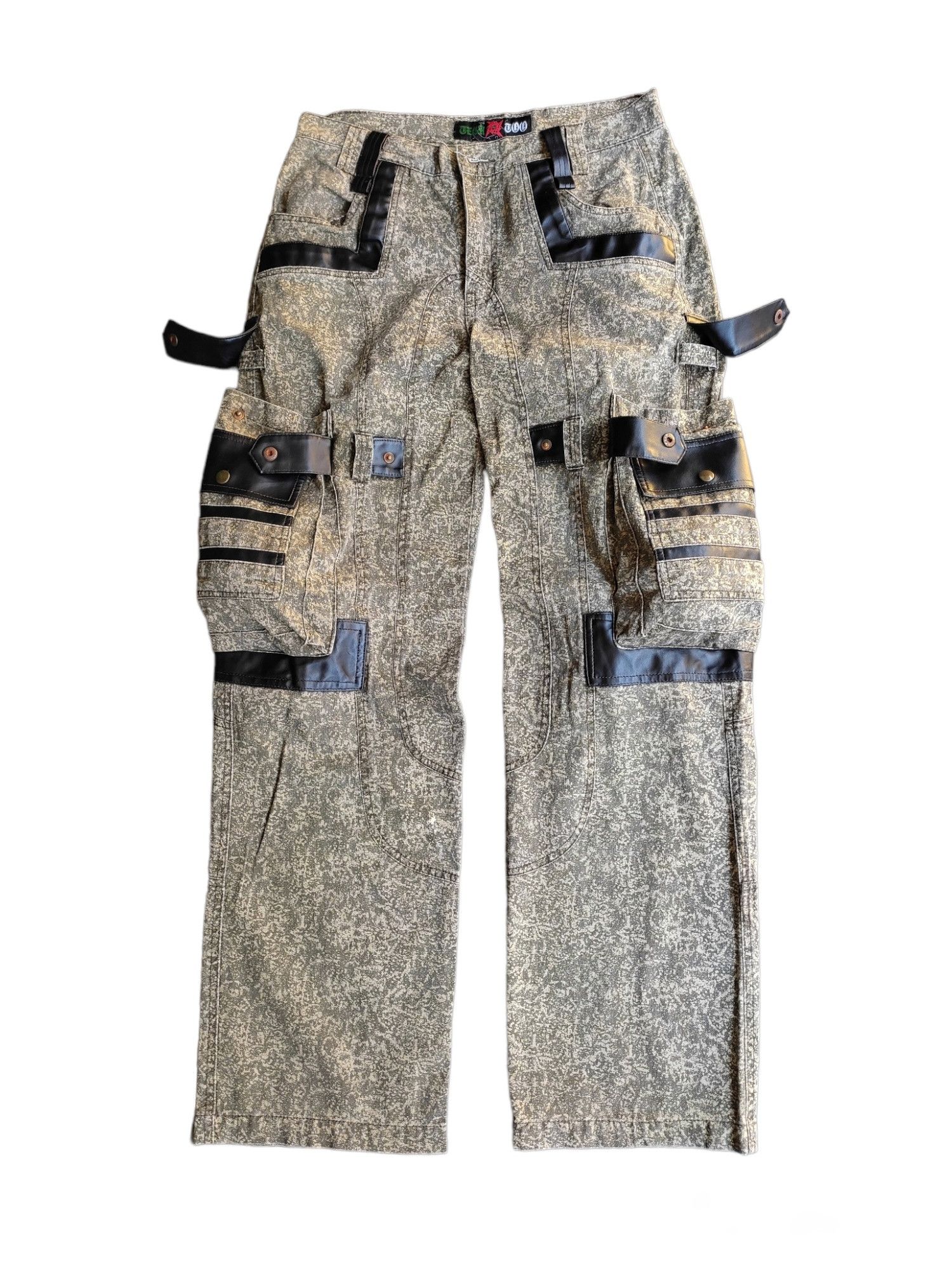 If Six Was Nine × Japanese Brand × Le Grande Bleu (L.G.B.) Tech too metallica Bondage pants Size US 32 / EU 48 - 1 Thumbnail