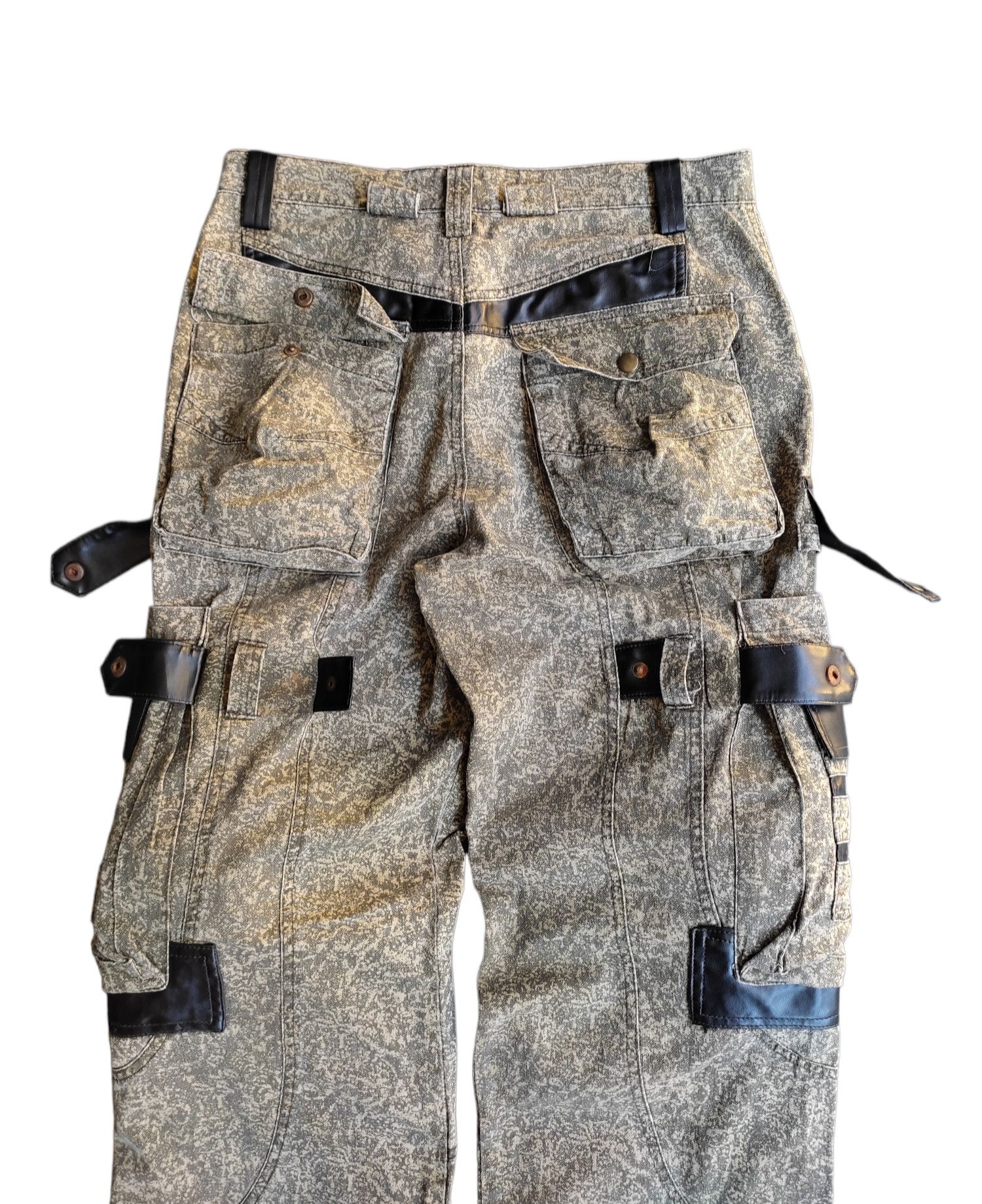 If Six Was Nine × Japanese Brand × Le Grande Bleu (L.G.B.) Tech too metallica Bondage pants Size US 32 / EU 48 - 5 Thumbnail