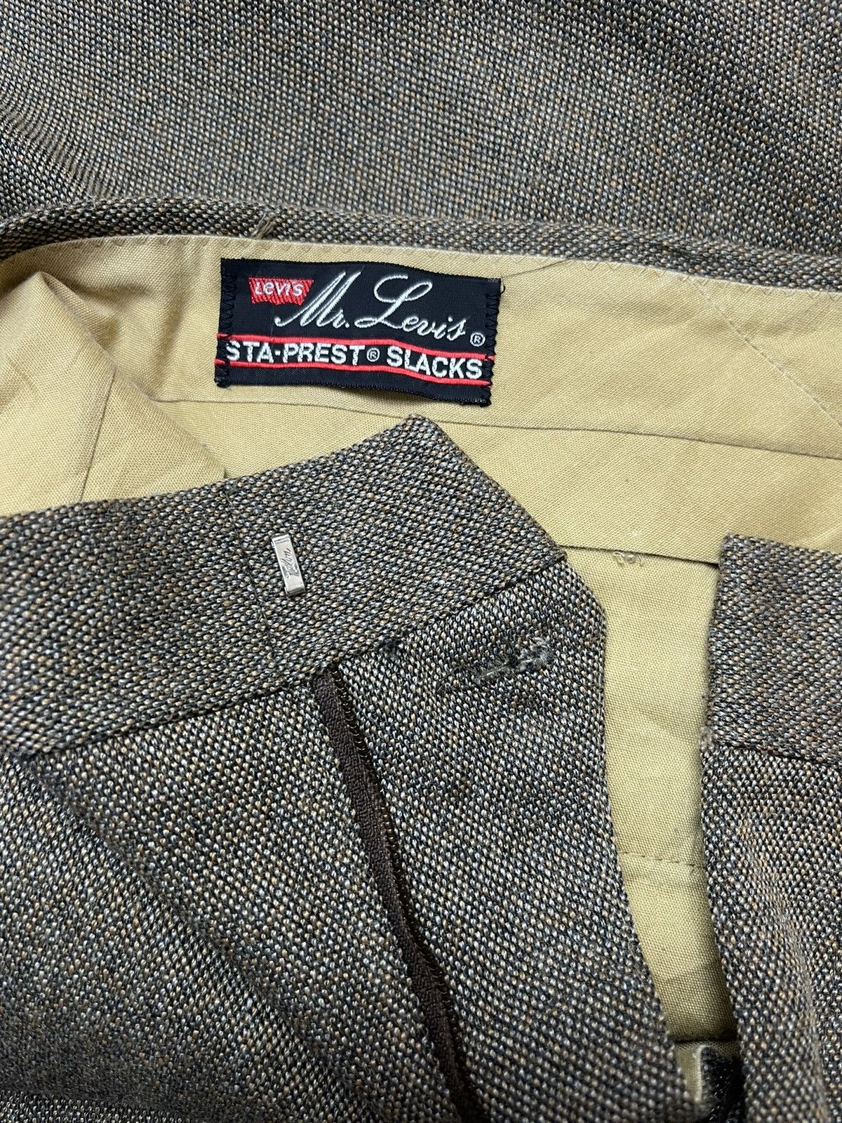 Levi's Vintage 1967 Mr.Levis Sta Prest Trousers Talon USA Size US 34 / EU 50 - 6 Thumbnail
