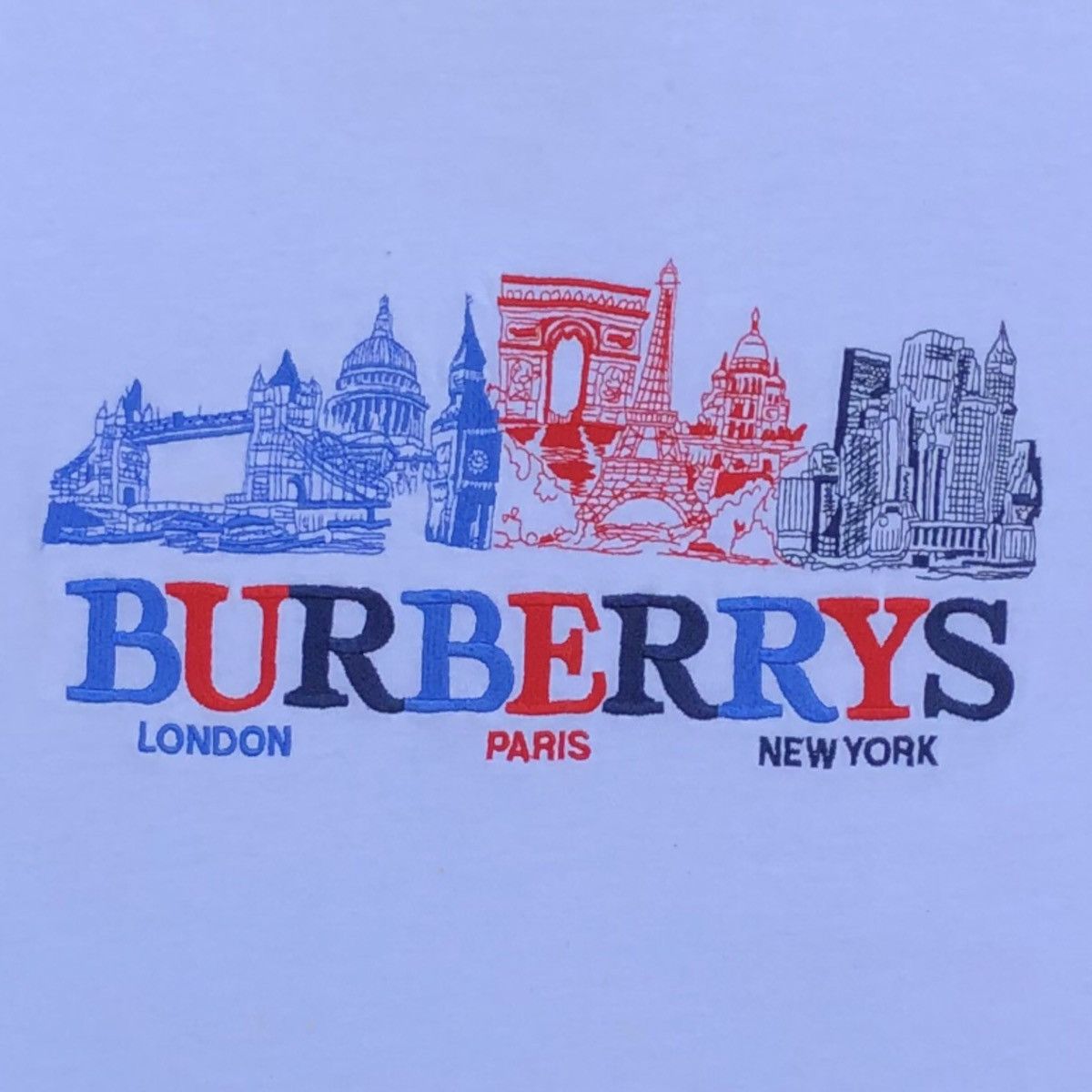 Burberry Collection Burberrys VTG 90s Embroidery T shirt Size US M / EU 48-50 / 2 - 6 Thumbnail