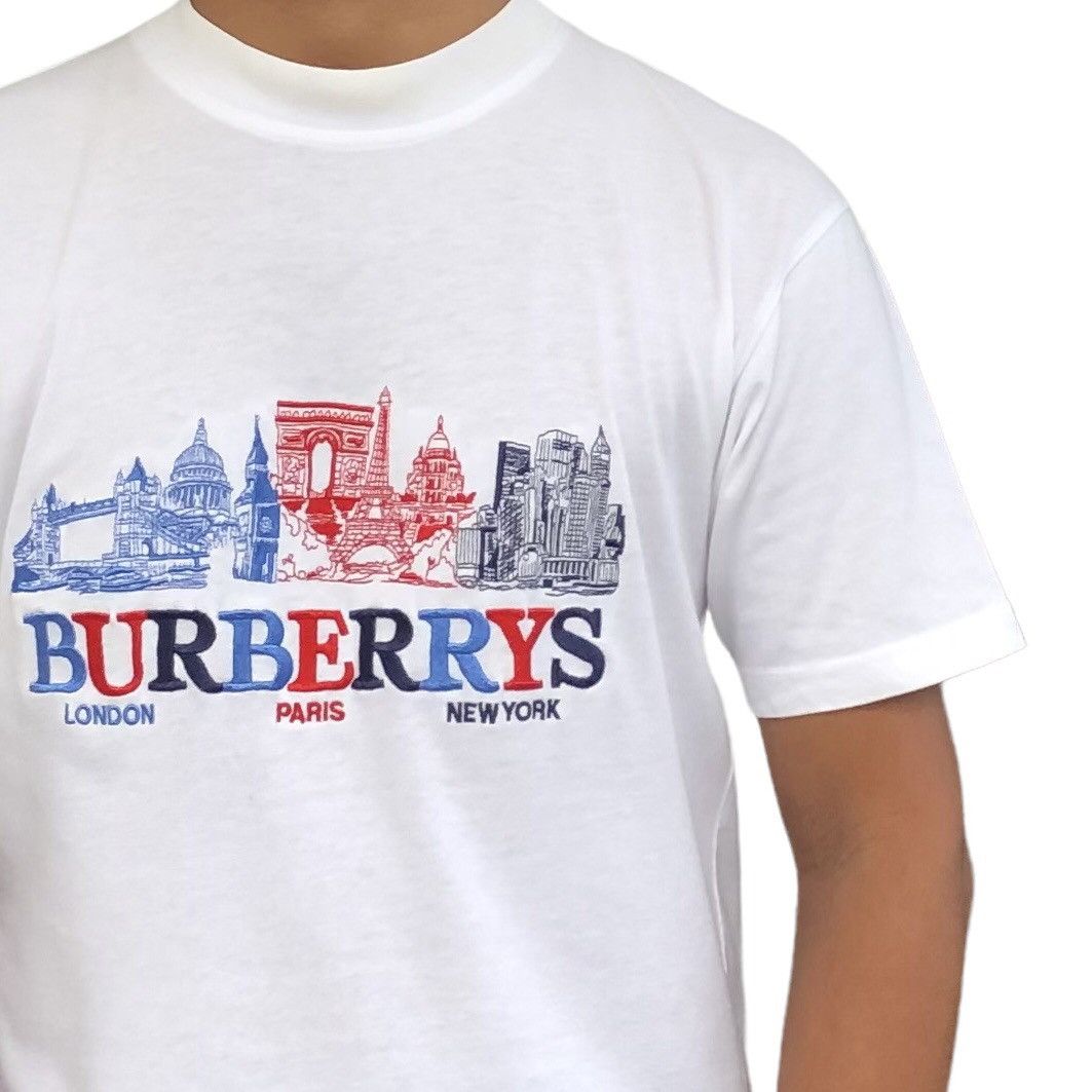 Burberry Collection Burberrys VTG 90s Embroidery T shirt Size US M / EU 48-50 / 2 - 4 Thumbnail