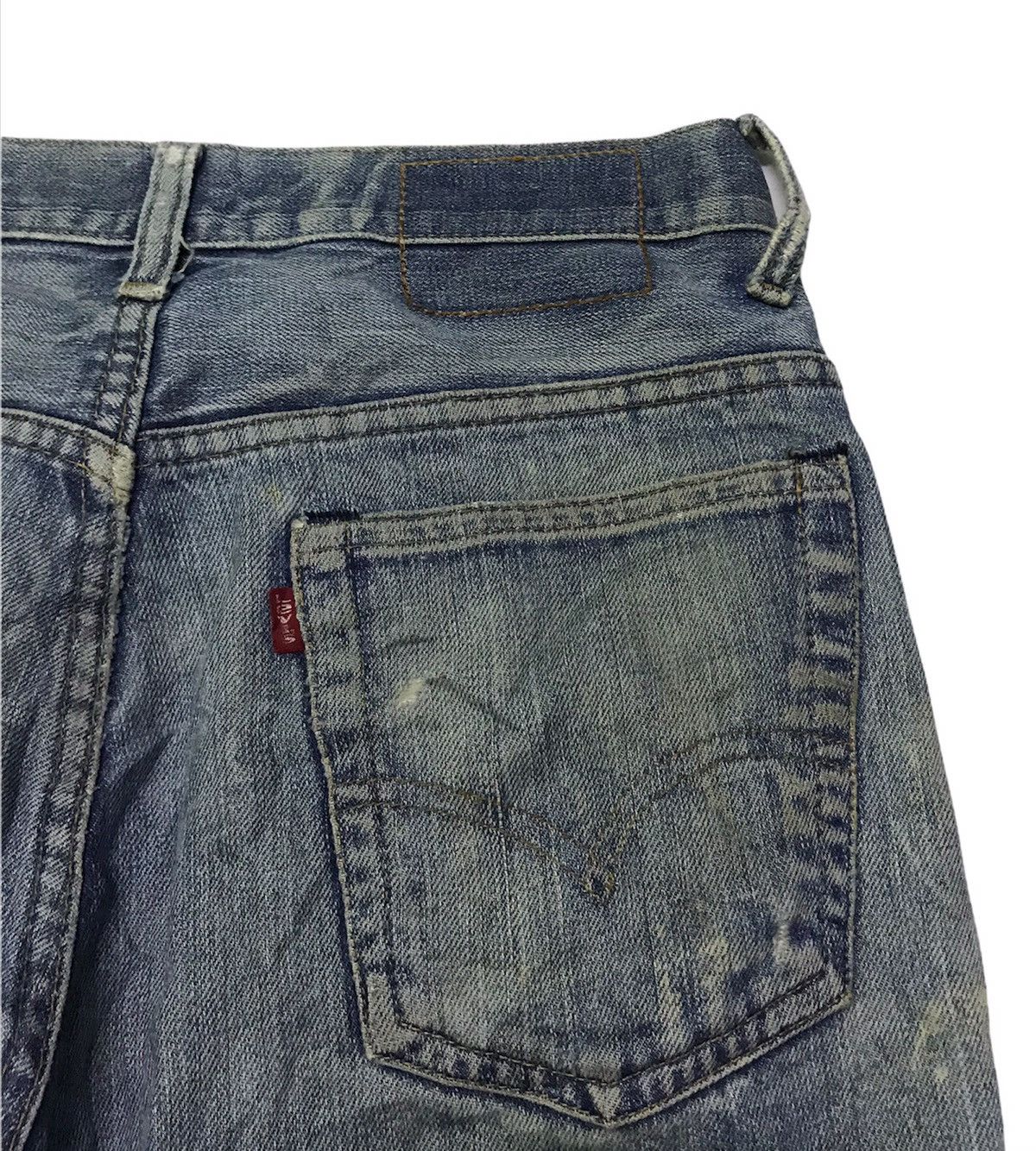 Levi's Vintage Levi's button no.8 bootcut cropped denim jeans 29x25 Size US 29 - 9 Thumbnail